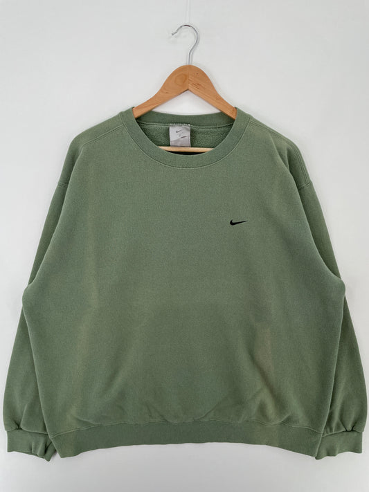 90’s NIKE MINI SWOOSH Size XL Vintage Sweat-Shirt / E101