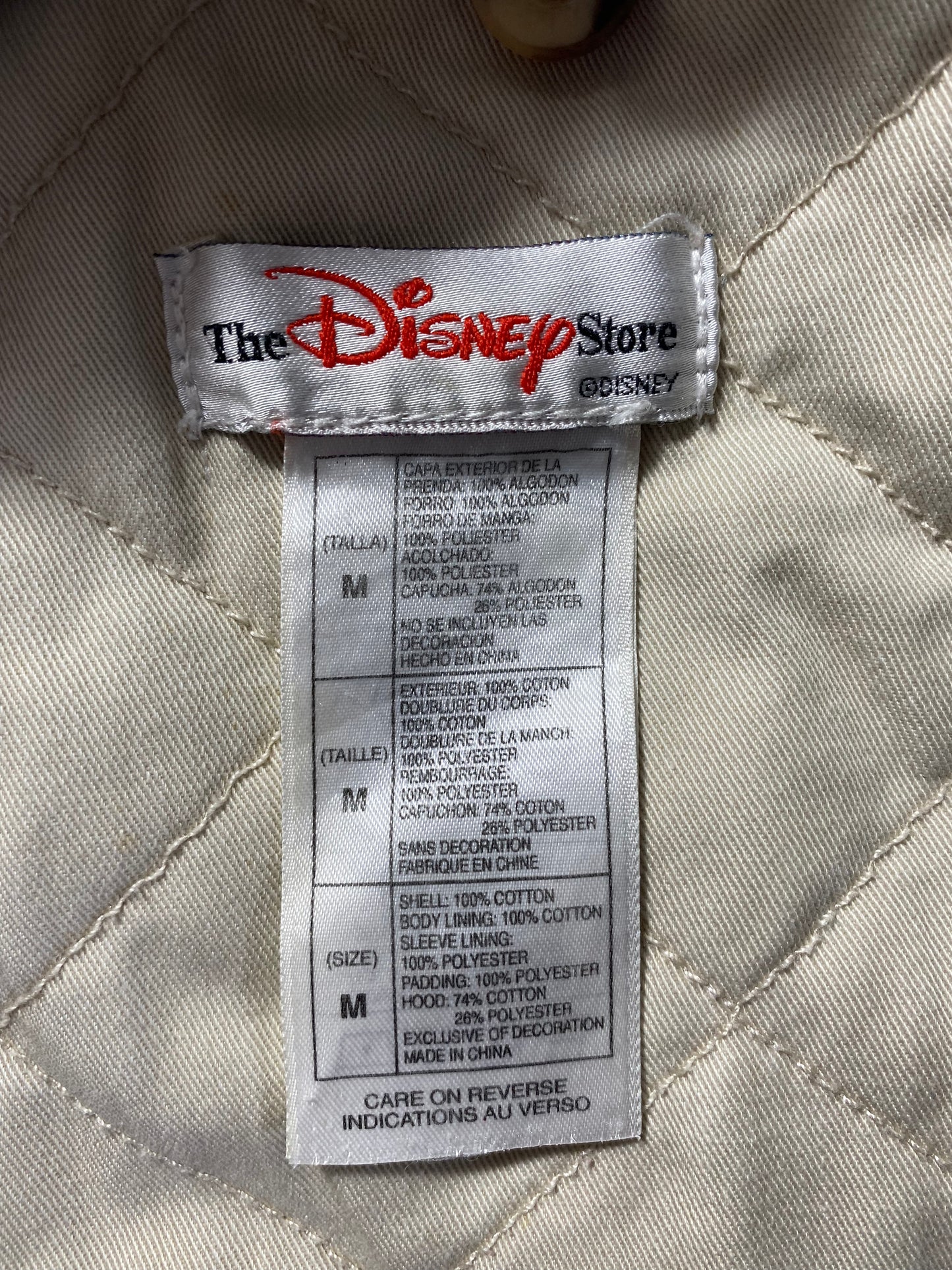 00’ DISNEY EEYORE Size M Denim Jacket / A983