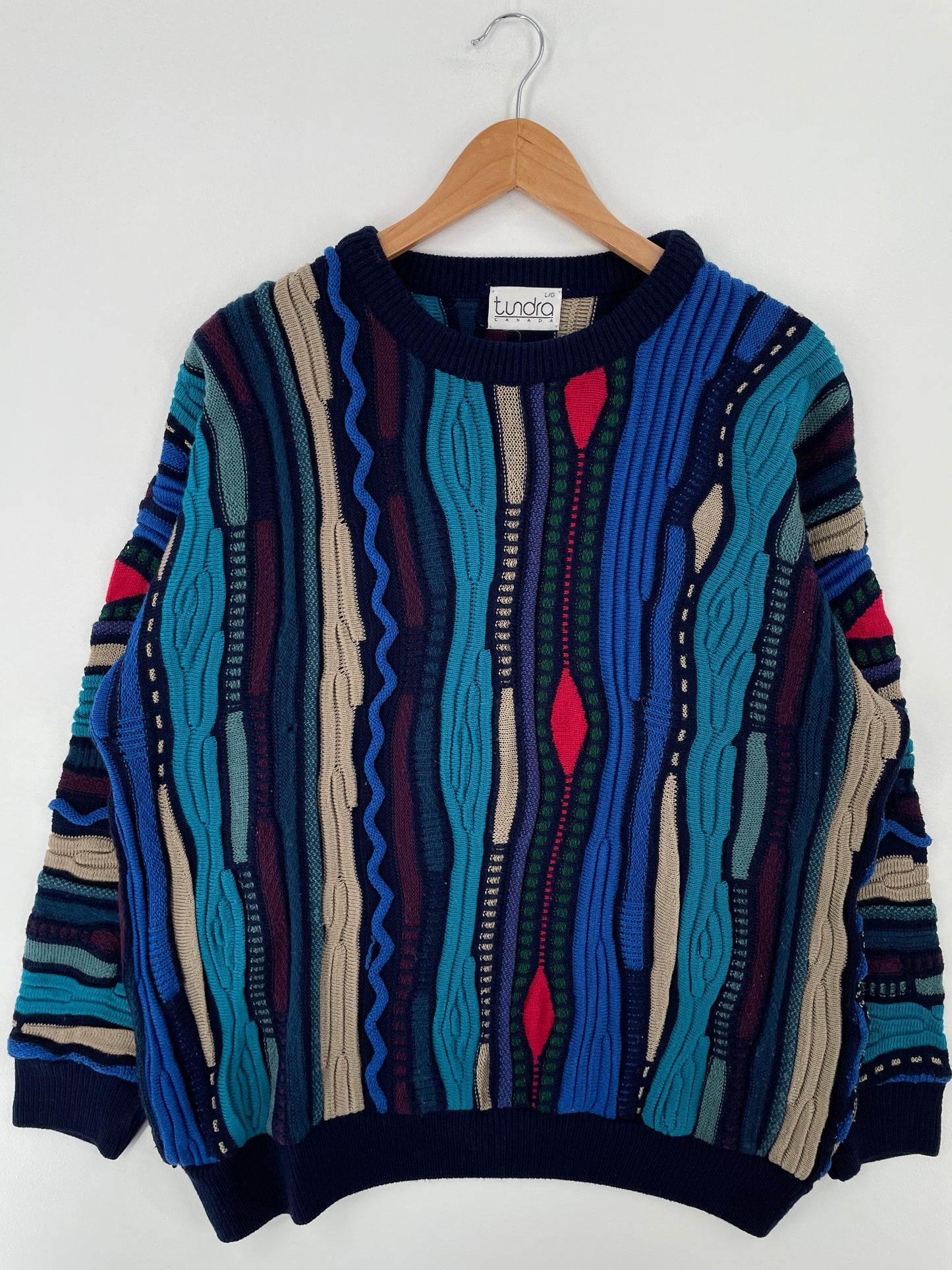 Vintage 3D COOGI- Style Size L Knit Sweater / A9402