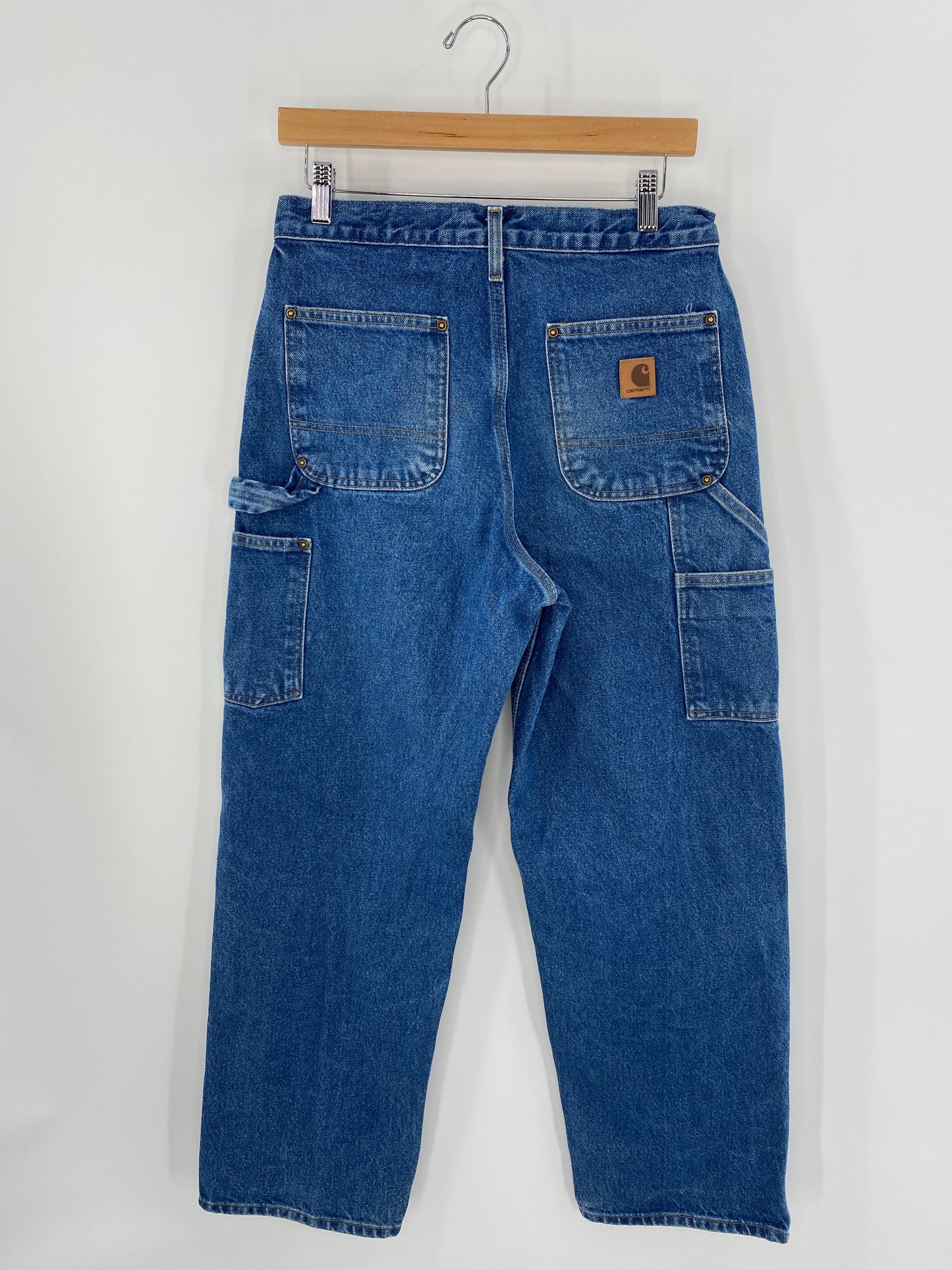 Vintage CARHARTT Size W30xL29.5 Vintage Double Knee Denim Pants / A3603