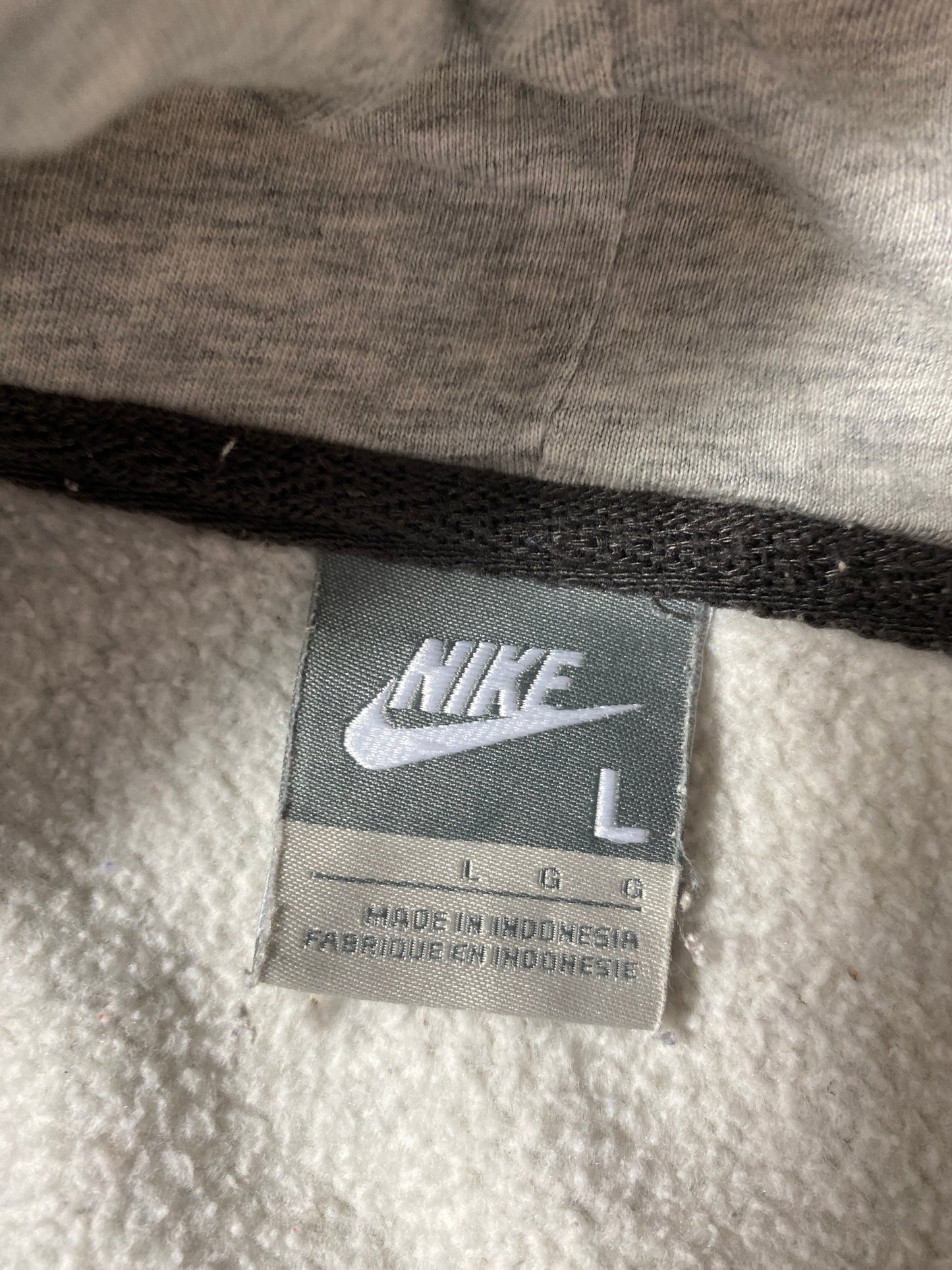 00’ NIKE FOOTBALL Size L Vintage Hoodie Sweat-shirt / E795