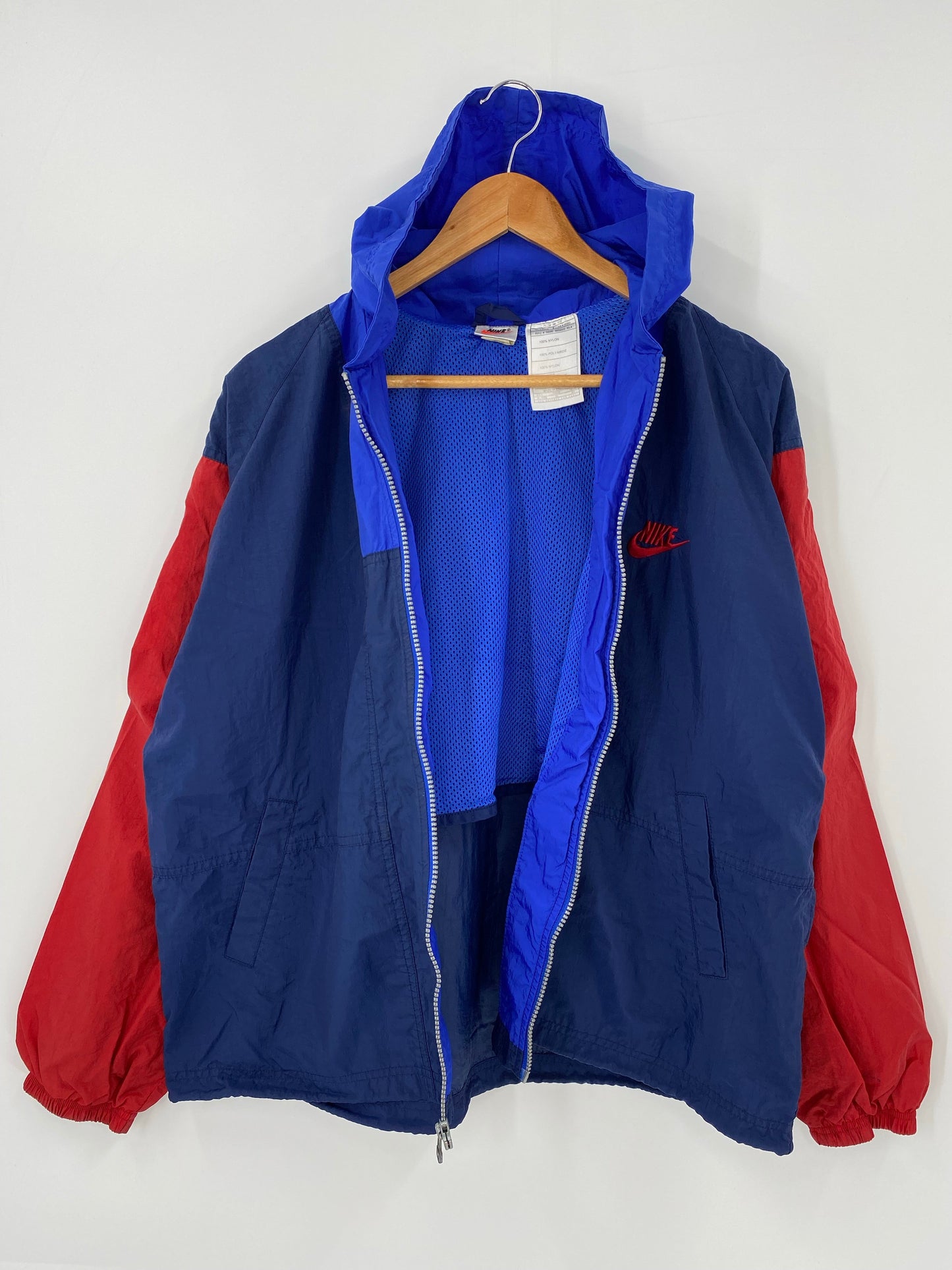 .90's NIKE Size Kids.XL Vintage Nylon Jacket / A9279