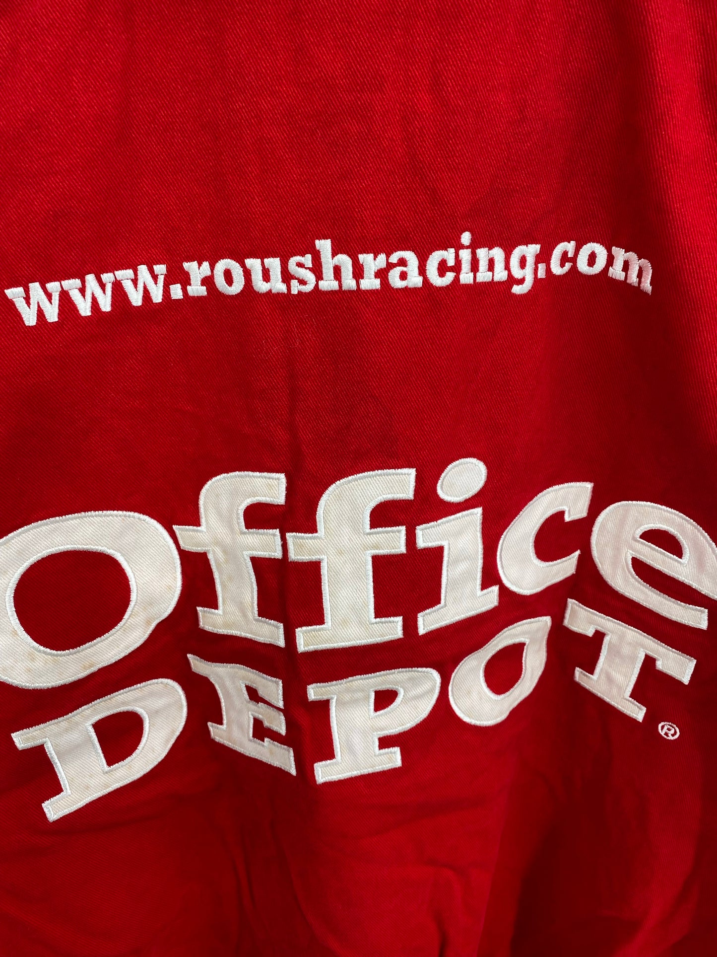 Vintage NASCAR OFFICE DEPOT x CARL EDWARDS Size XXXXL Racing Jacket / K9218
