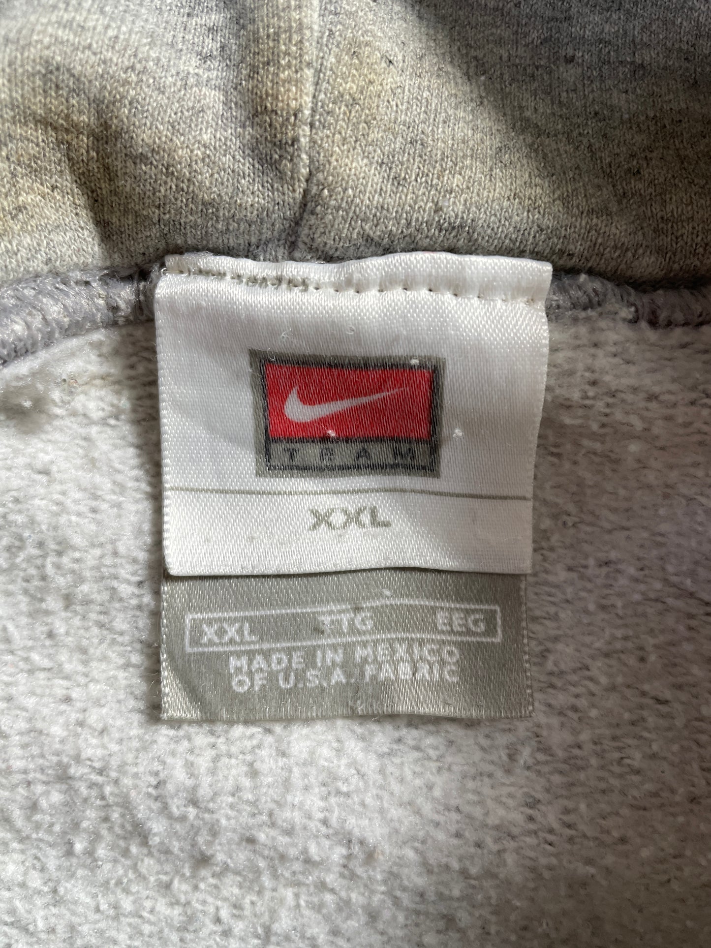 00' NIKE x IOWA STATE Size XXL Vintage College Hoodie Sweat-Shirt / E6592S
