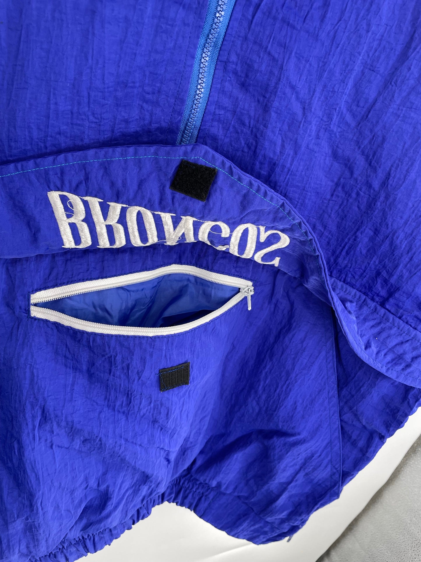 90’s STARTER x BRONCOS Size No Tag (Approx.XL) Nylon Jacket / E890