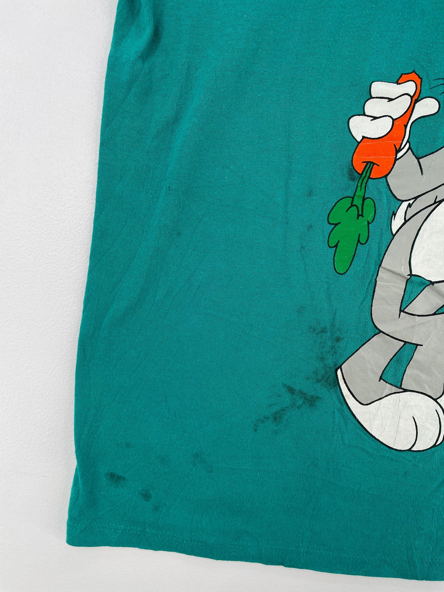 1992 LOONEY TUNES BUGS BUNNY Made in USA Size L Vintage T- Shirt / E1390T
