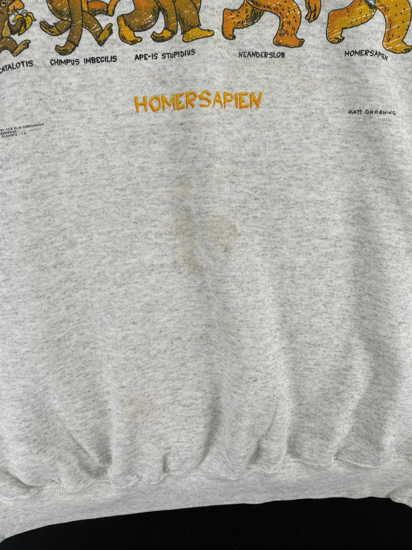 1996 HOMERSAPIEN Made in USA Size XL Vintage Sweat-shirt / E5364S