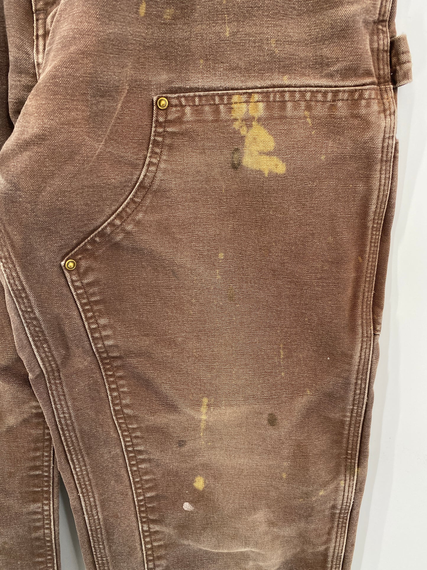Vintage CARHARTT Size W34xL29.5 Double Knee Pants / A5689