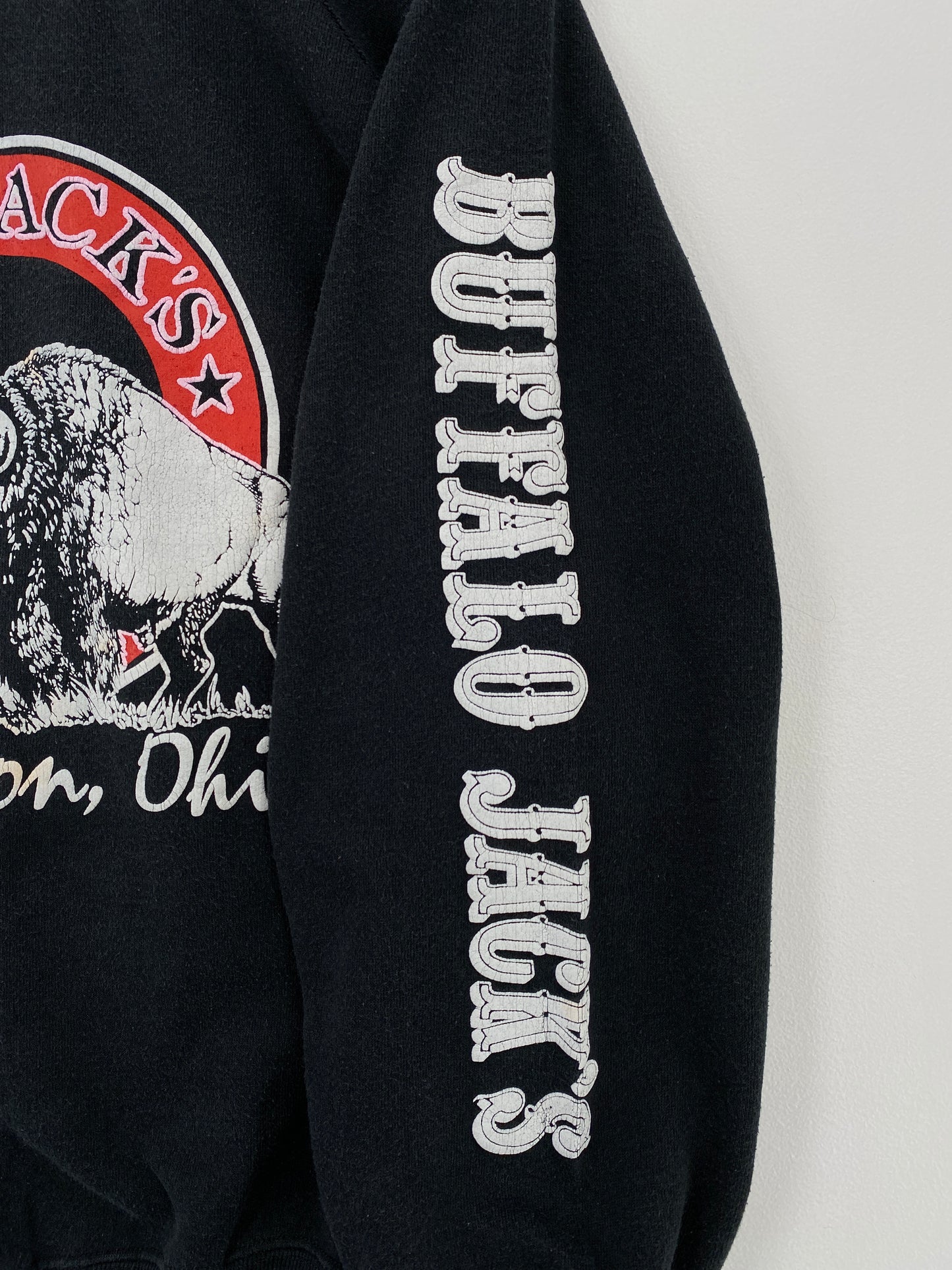 90’s BUFFALO JACKS Made in USA Size XXXXL Animal Sweat-Shirt / E3694S