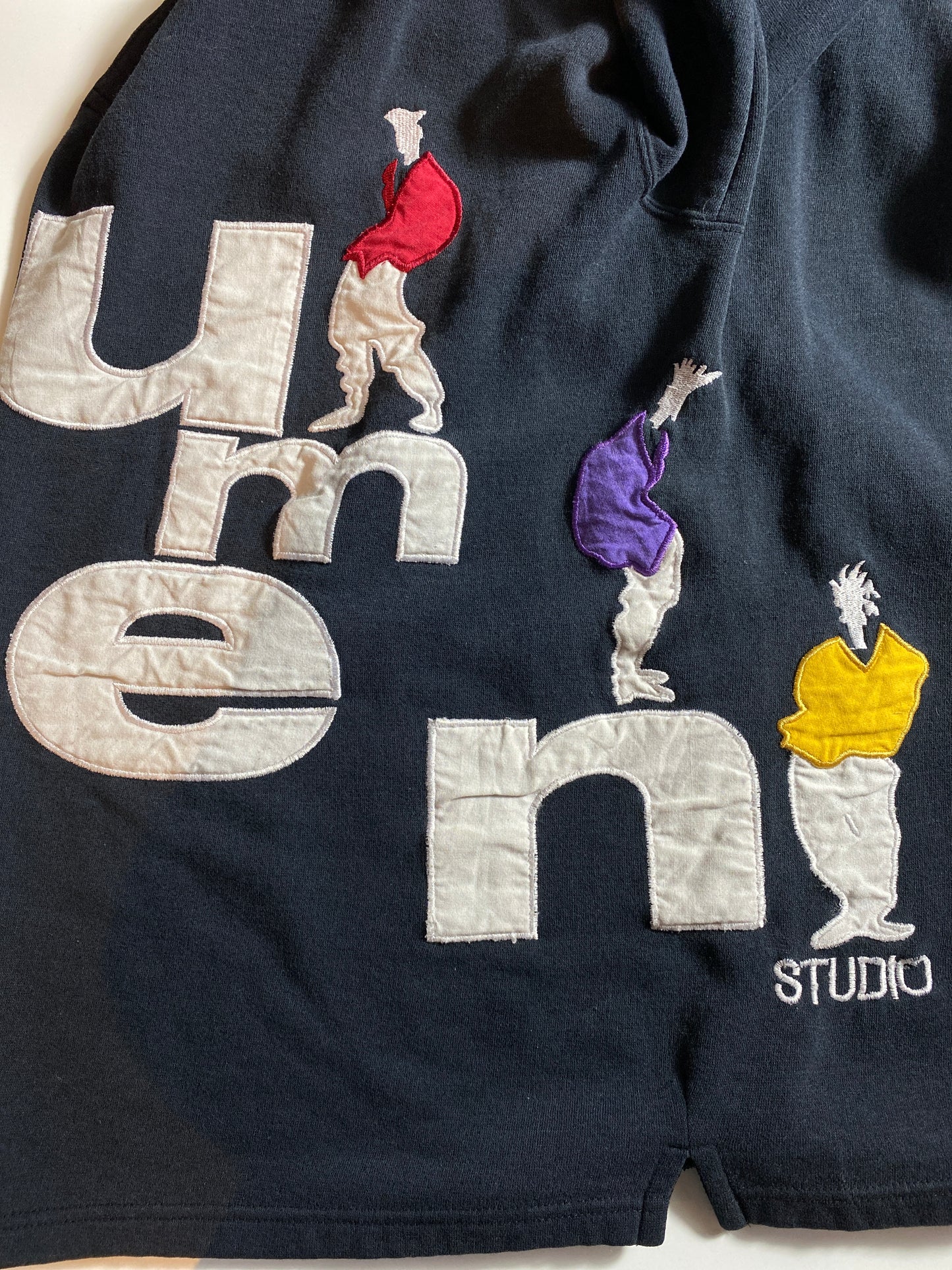 90’s STUDIO UMEN Size XL Vintage Button Up Sweat-shirt / K2438