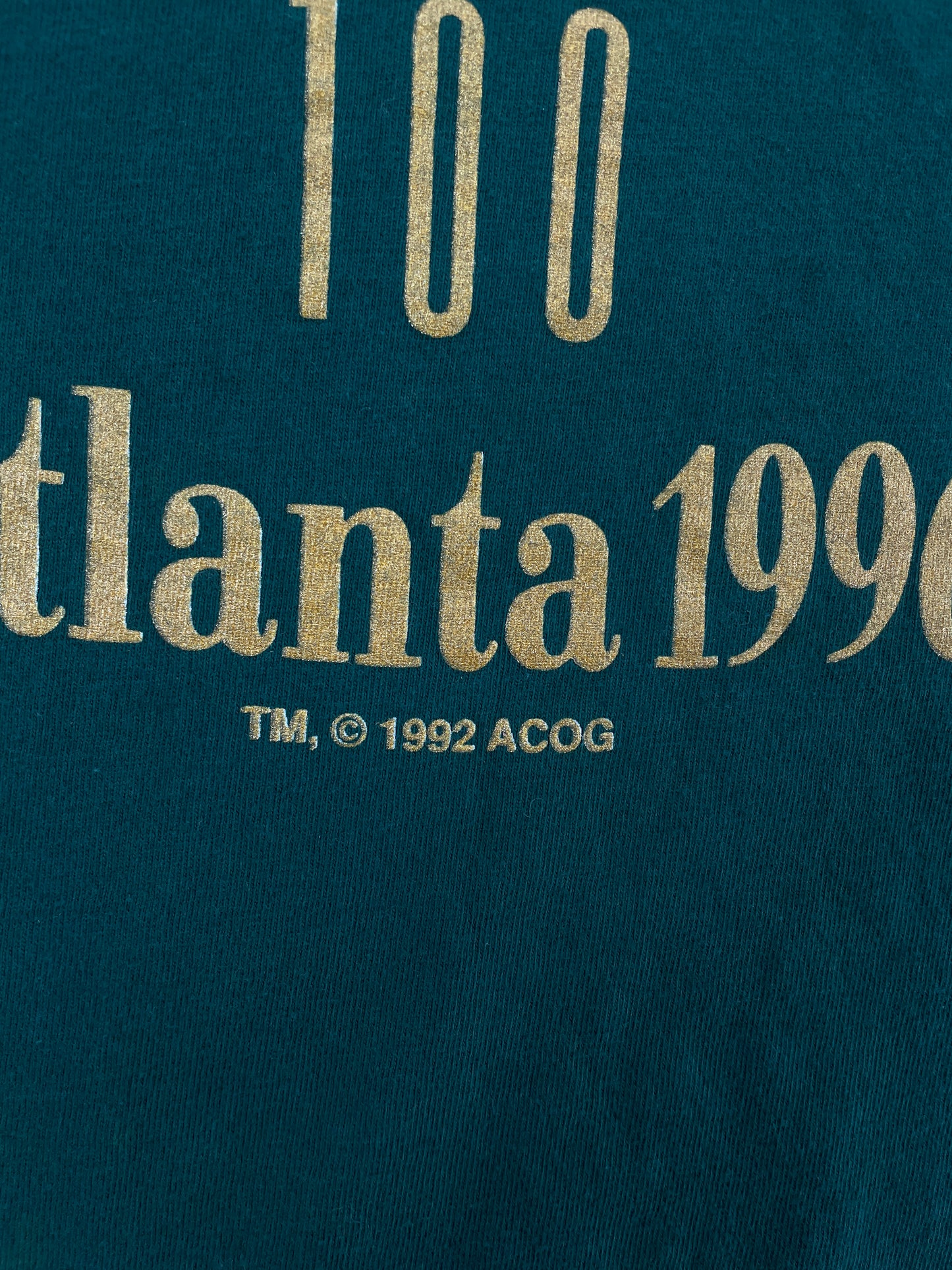 1992 ATLANTA OLYMPIC Made in USA Size XL Vintage T-Shirt / A9903