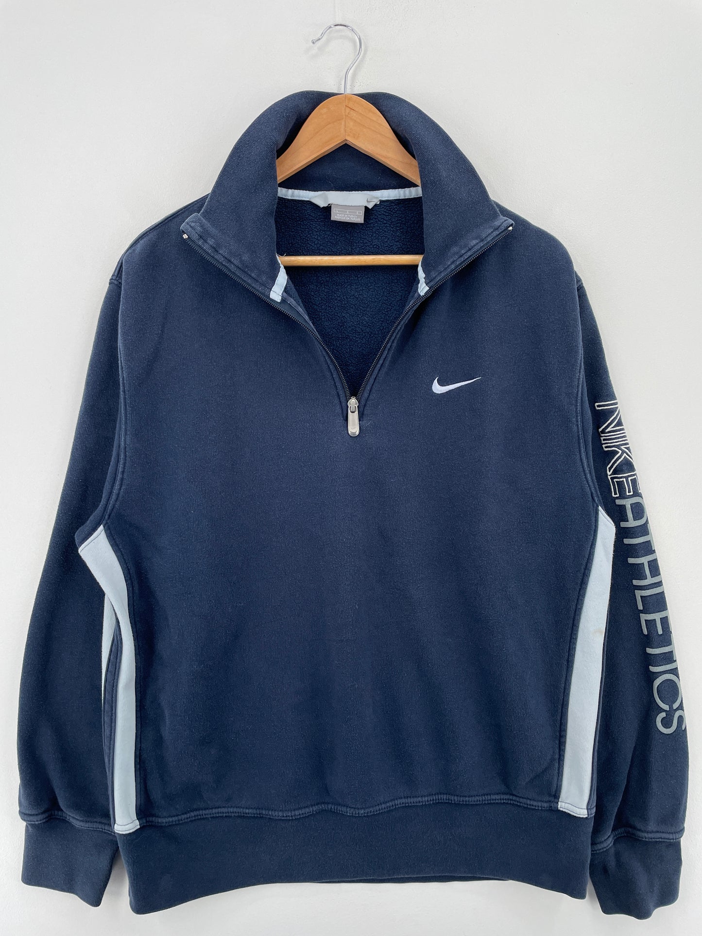 00’ NIKE MINI SWOOSH Size L Half Zip-up Sweat-shirt / A8067