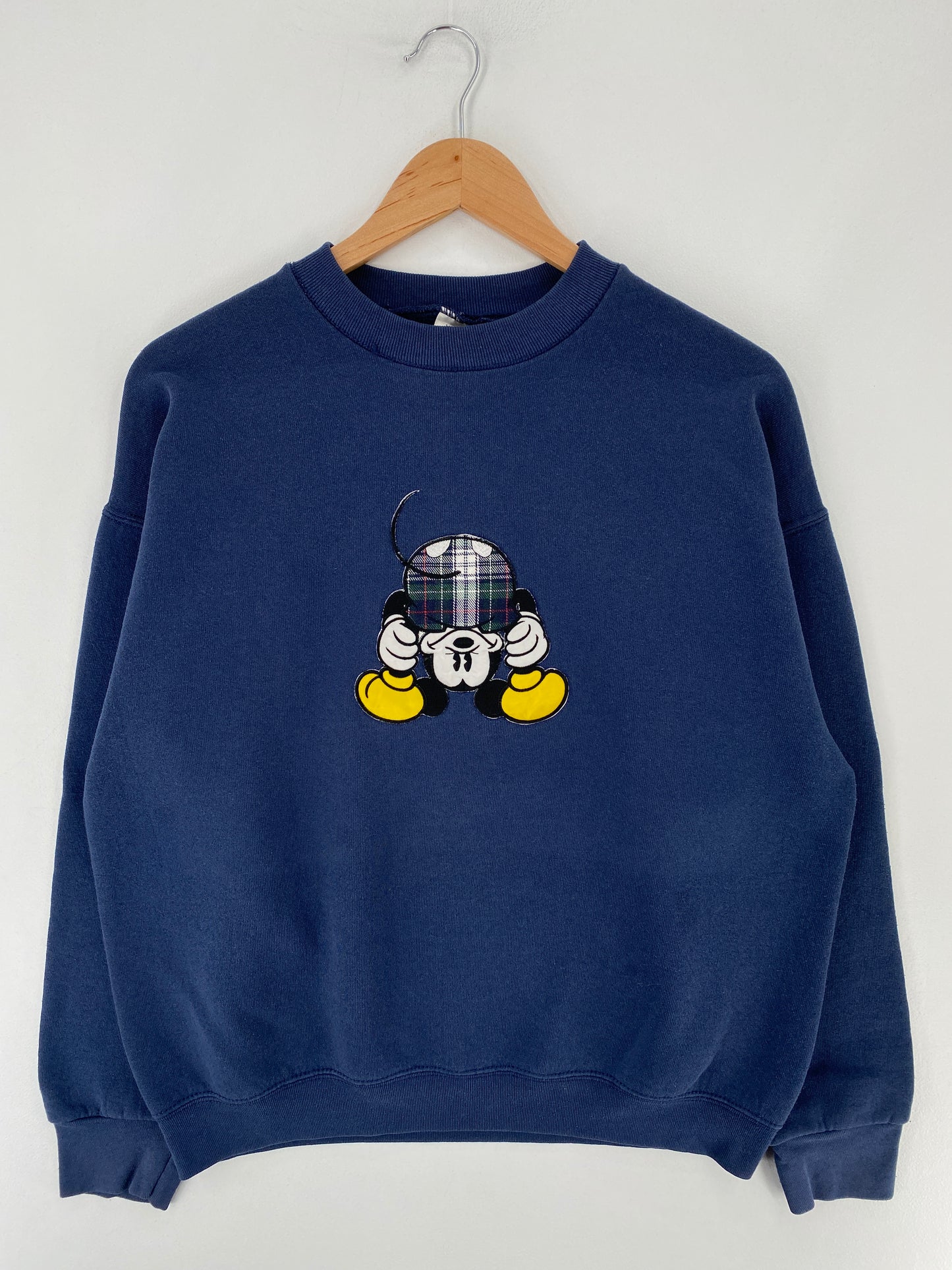 .90's DISNEY MICKEY Made in USA Size L Vintage Sweat-Shirt / E6152S