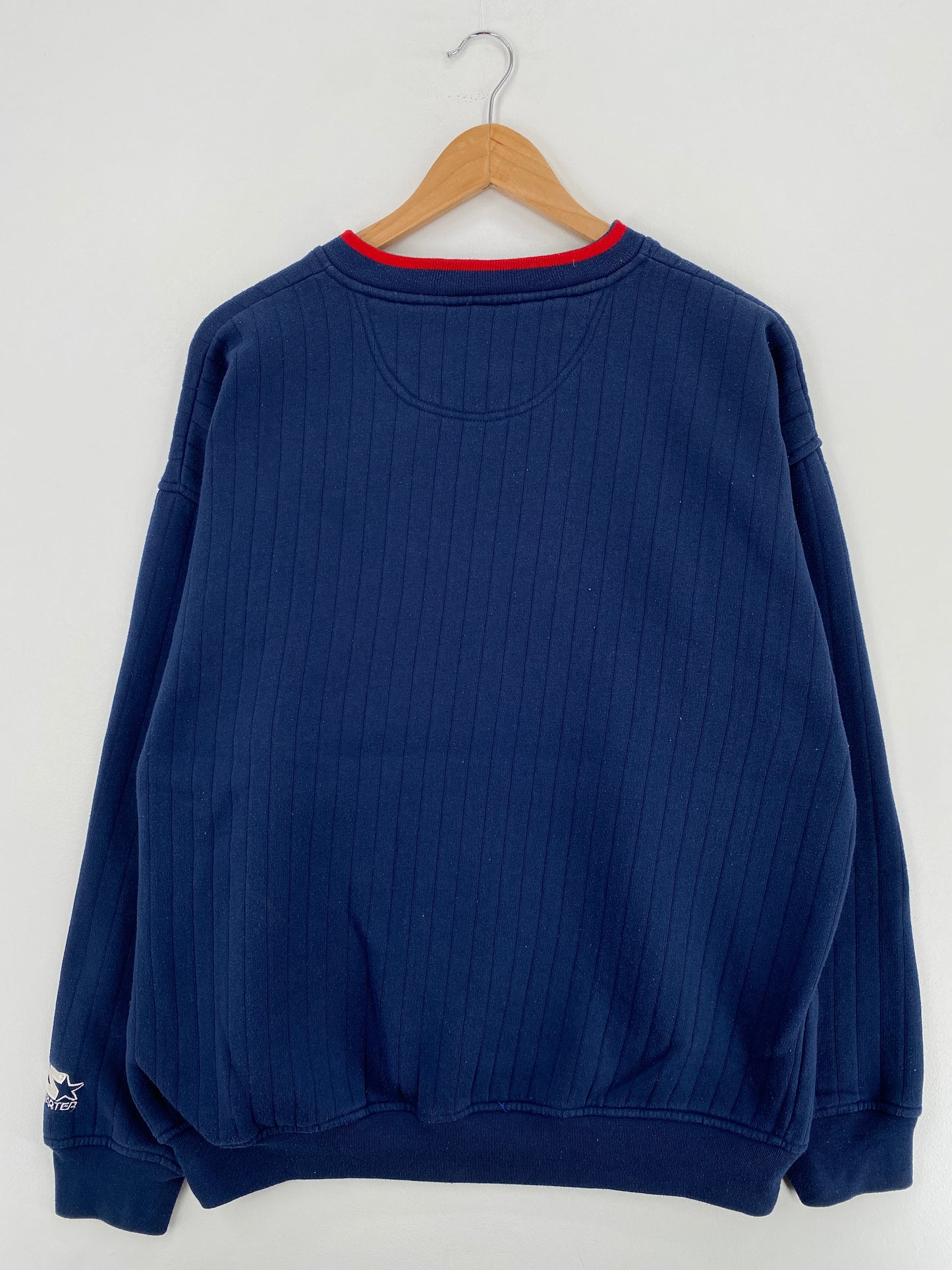 90’s STARTER x CLEVELAND INDIANS Size XL Vintage MLB Sweat-Shirt / A5399