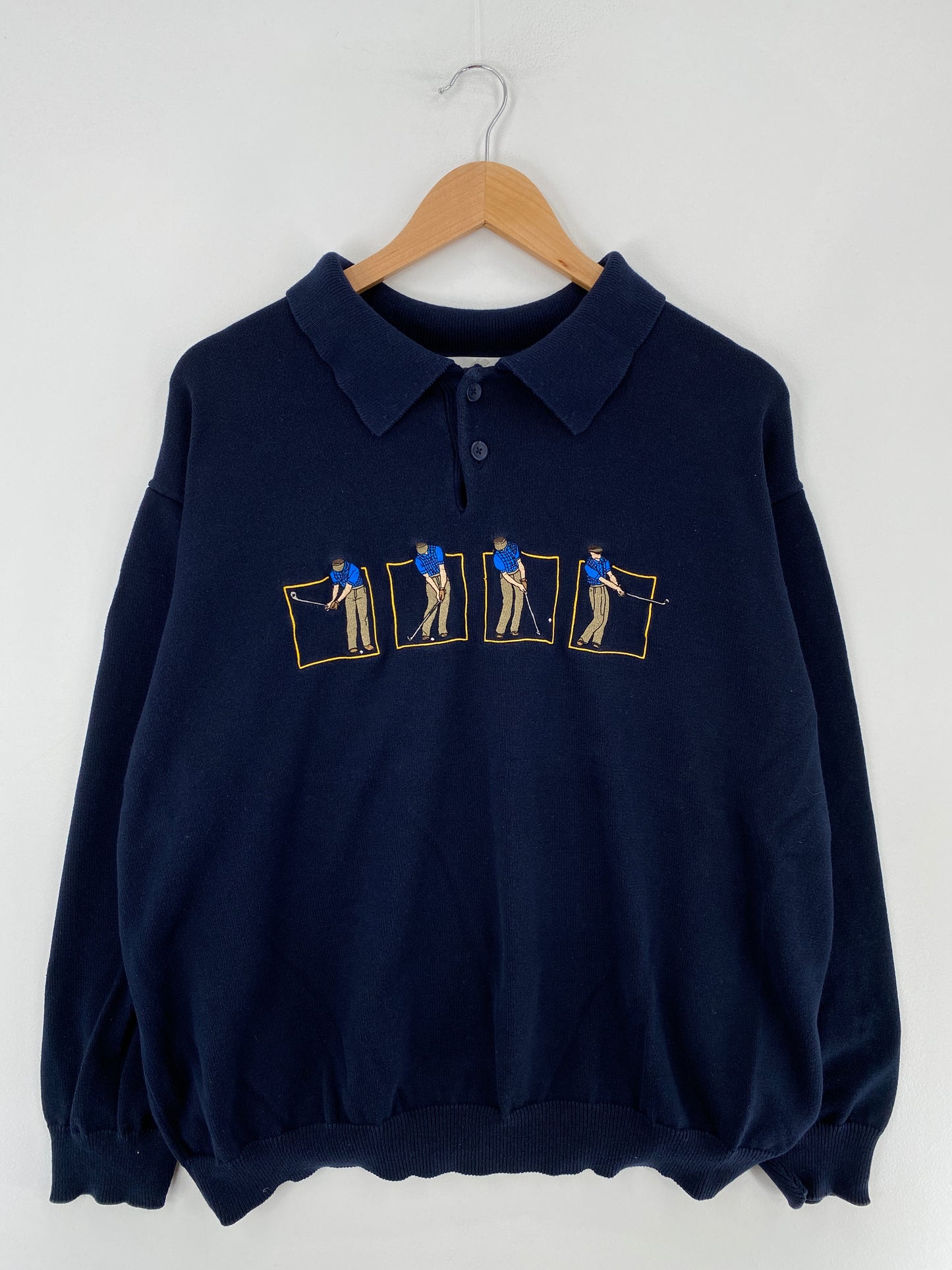 Vintage GOLF Size XXXL Knit Sweat Shirt / G4133S