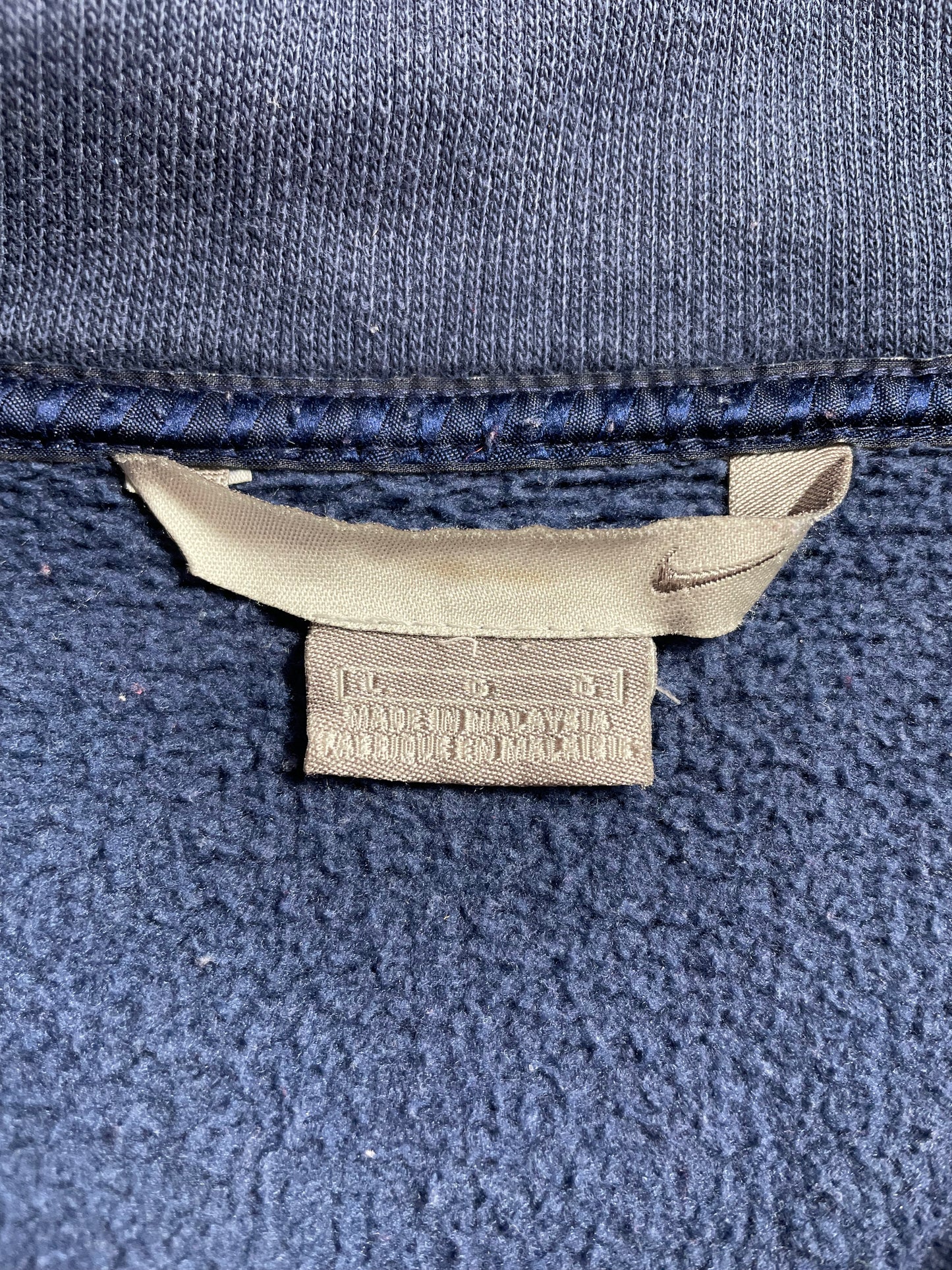00' NIKE Size XL Vintage Half Zip-up Sweat-Shirt / A2546