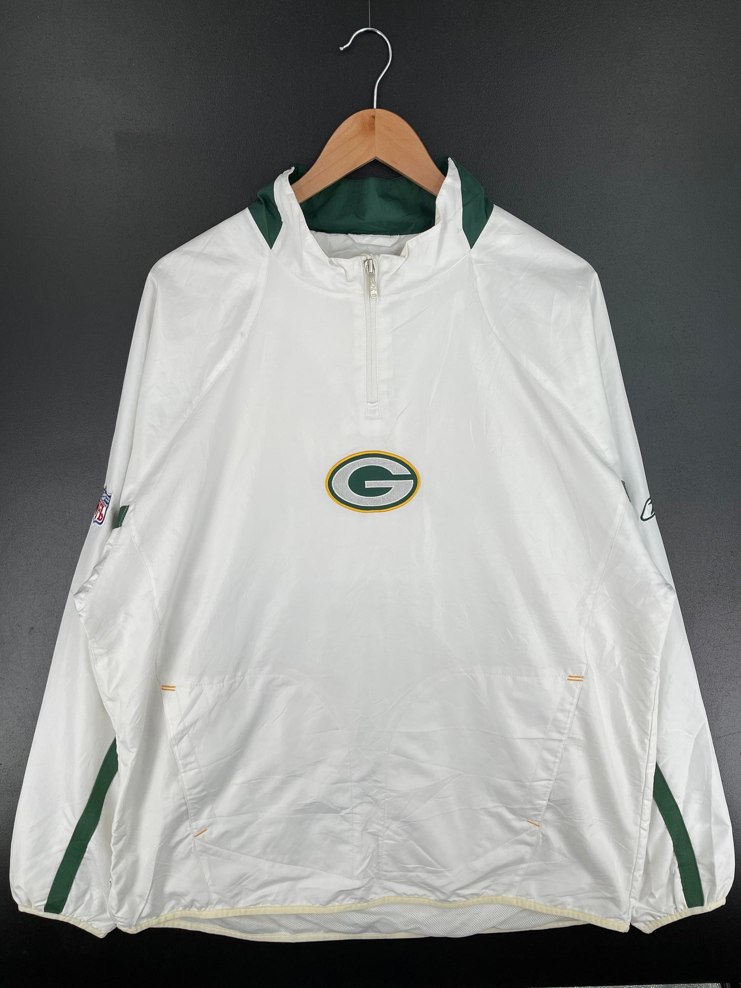 Vintage GREEN BAY PACKERS Size XL Vintage NFL Nylon Jacket / E3547N
