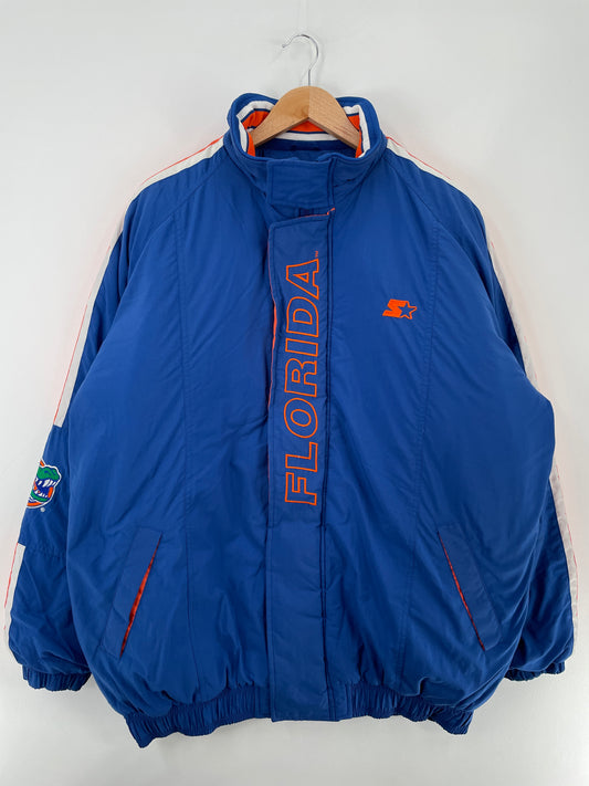 90’s STARTER x FLORIDA GATORS Size XL Vintage College Padded Nylon Jacket / E5048J