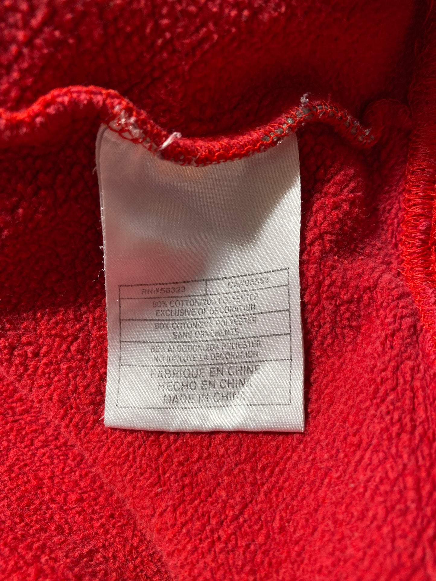 00' NIKE OHIO STATE Size XL Vintage College Hoodie Sweat-shirt / K9382