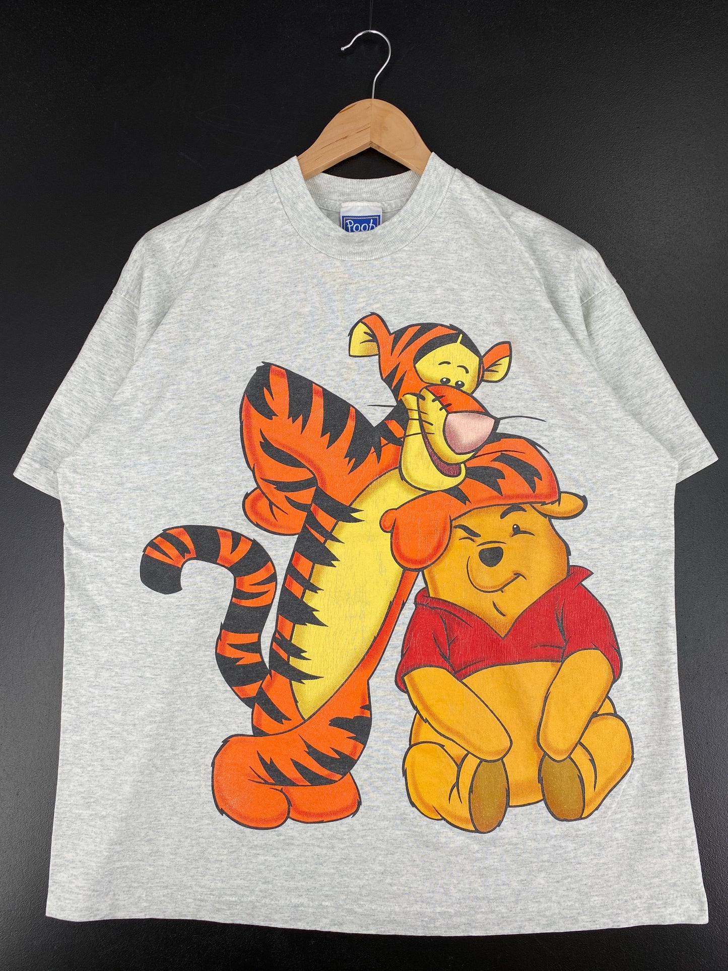 00’ DISNEY POOH & TIGER Size Approx.XL Vintage T-Shirt / A4232