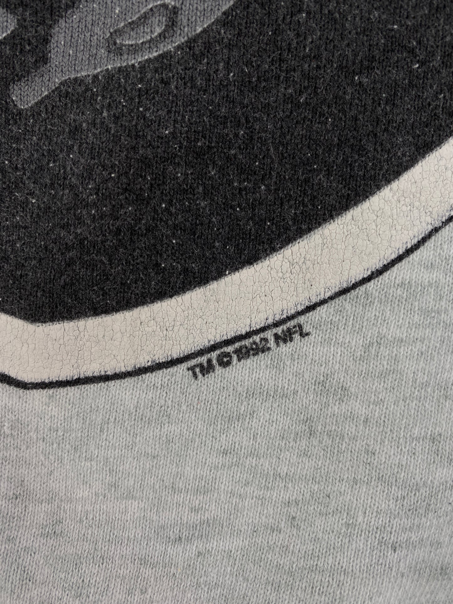 1992 LOS ANGELES RAIDERS Made in USA Size (Approx.XL) Vintage NFL Sweat-shirt / E2219S