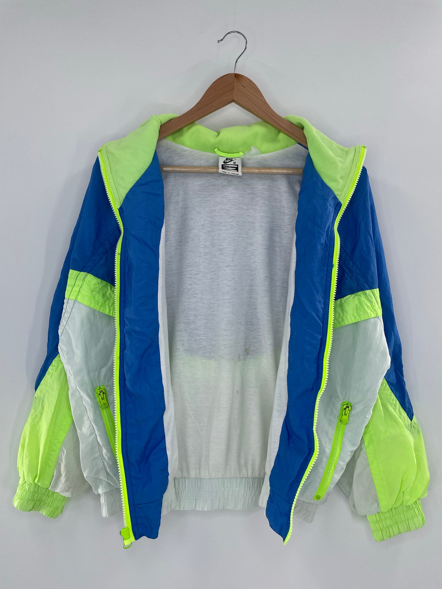 90's NIKE Size M Vintage Zip-up Nylon Jacket / K5347