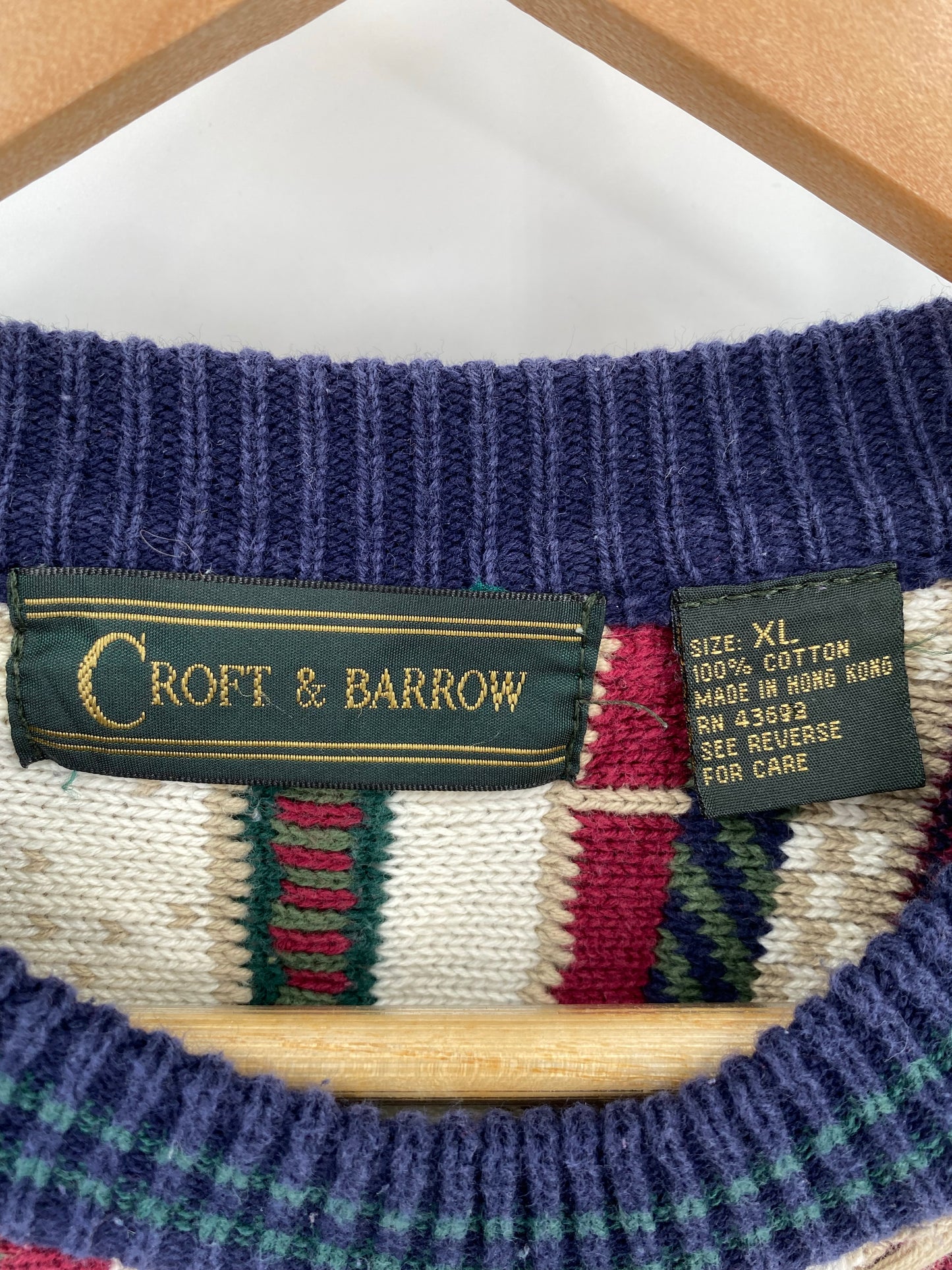 Vintage 3D COOGI- Style Size XL Knit Sweater / K6229