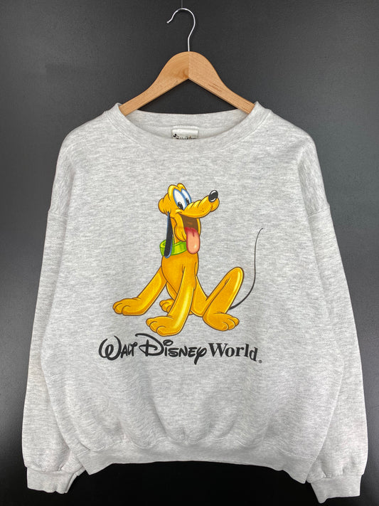 00’ DISNEY PLUTO Size No Tag (Approx.XL) Vintage Sweat shirt / A819
