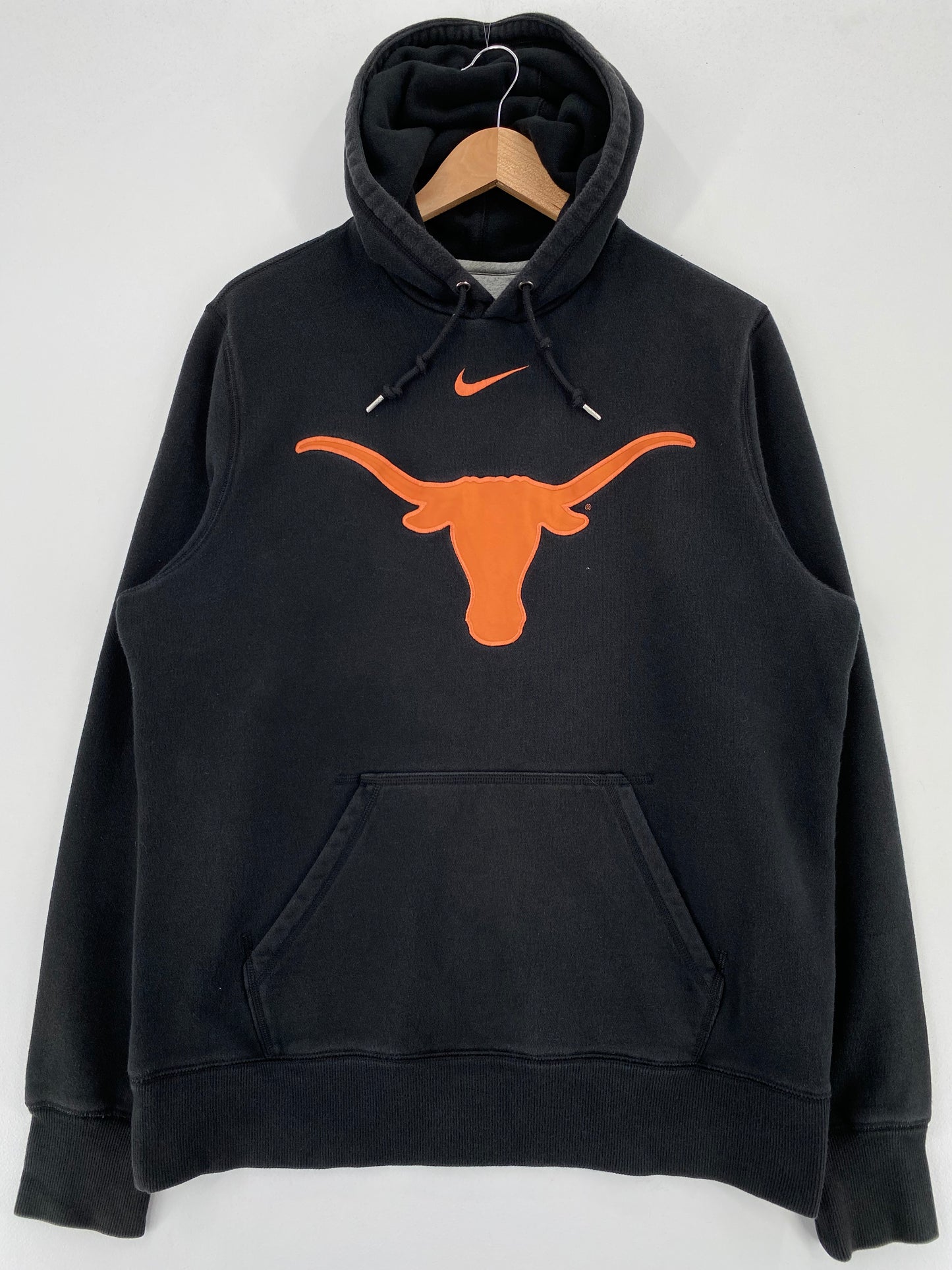 00' NIKE TEXAS Size L Vintage College Hoodie Sweat-Shirt / A3268