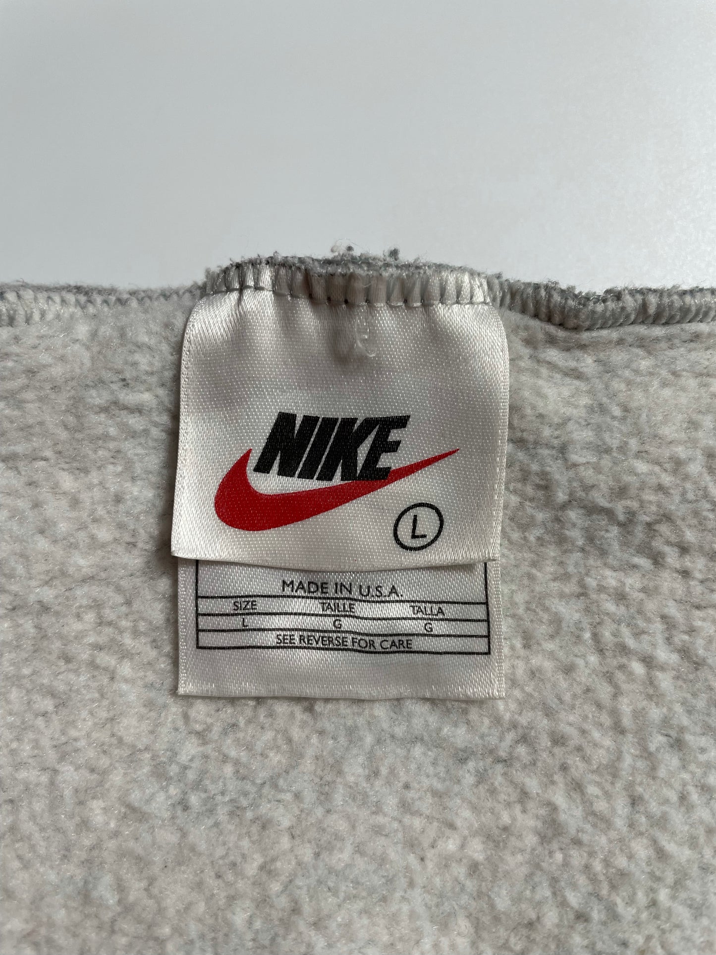90’ NIKE CENTER SWOOSH Made in USA Size L Vintage Hoodie Sweat-Shirt / K5248