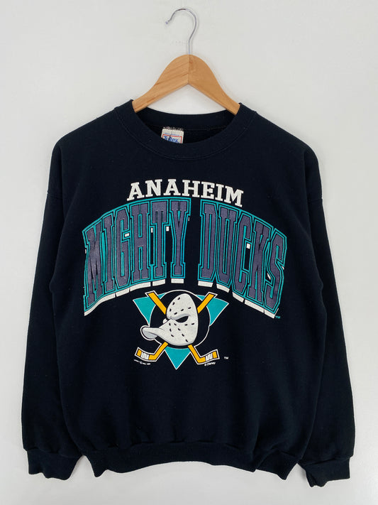 1993 ANAHEIM MIGHTY DUCKS Size XL Vintage NHL Sweat-Shirt / A4742