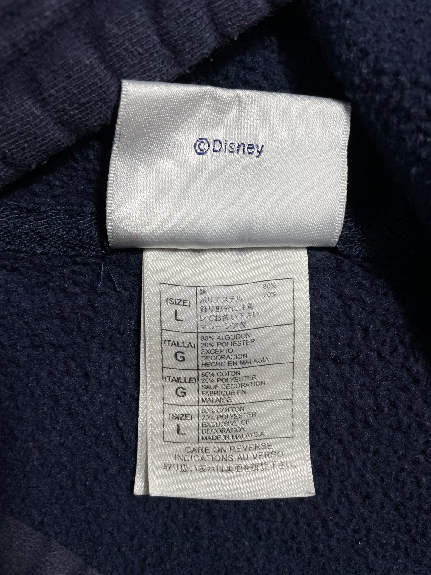 Vintage DISNEY MICKEY Size L Hoodie Sweat-shirt / A9170