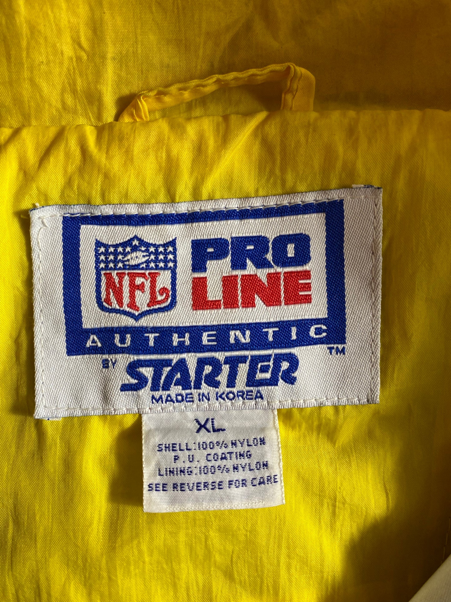 90’s STARTER x STEELERS Size XL NFL Nylon Jacket  / K5927