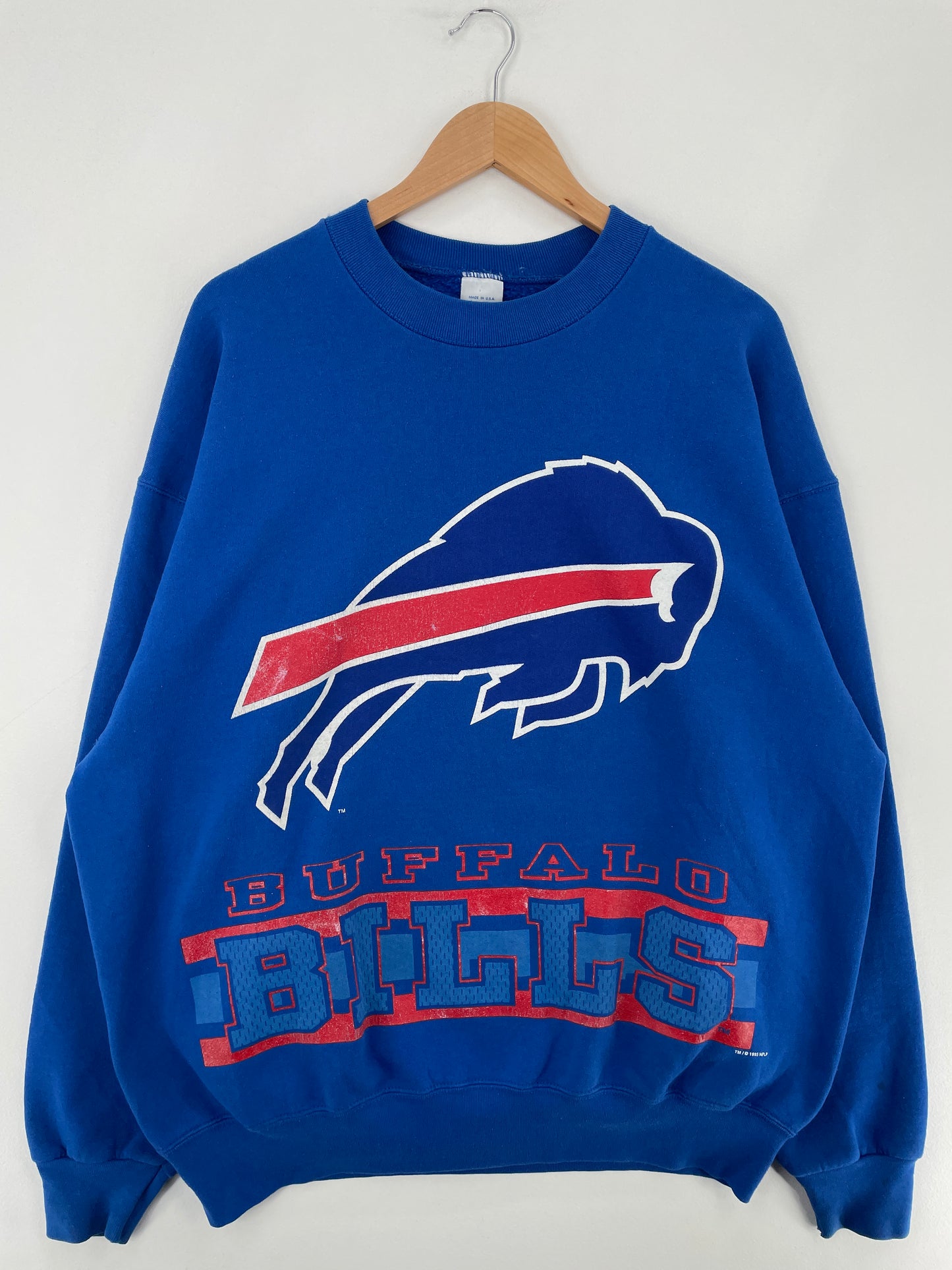 1995 SALEM x BUFFALO BILLS Made in USA Size XXL Vintage NFL Sweat-Shirt / E3630S