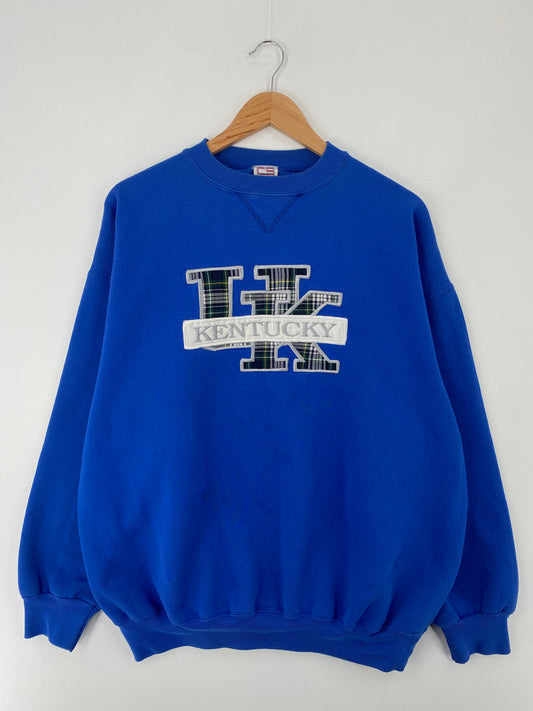 90’s UNIVERSITY OF KENTUCKY Size XL College Sweat-shirt / A9611