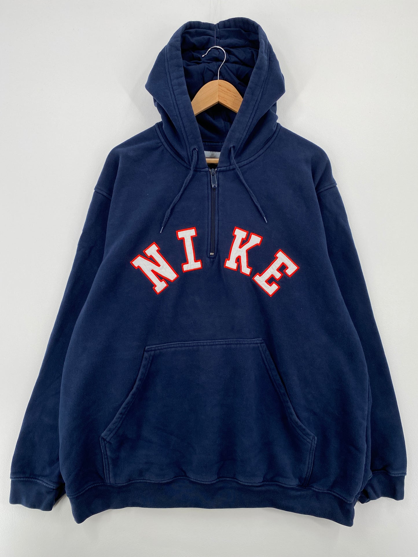 00' NIKE Size XXL Vintage Half Zip Hoodie Sweat-Shirt / A8184