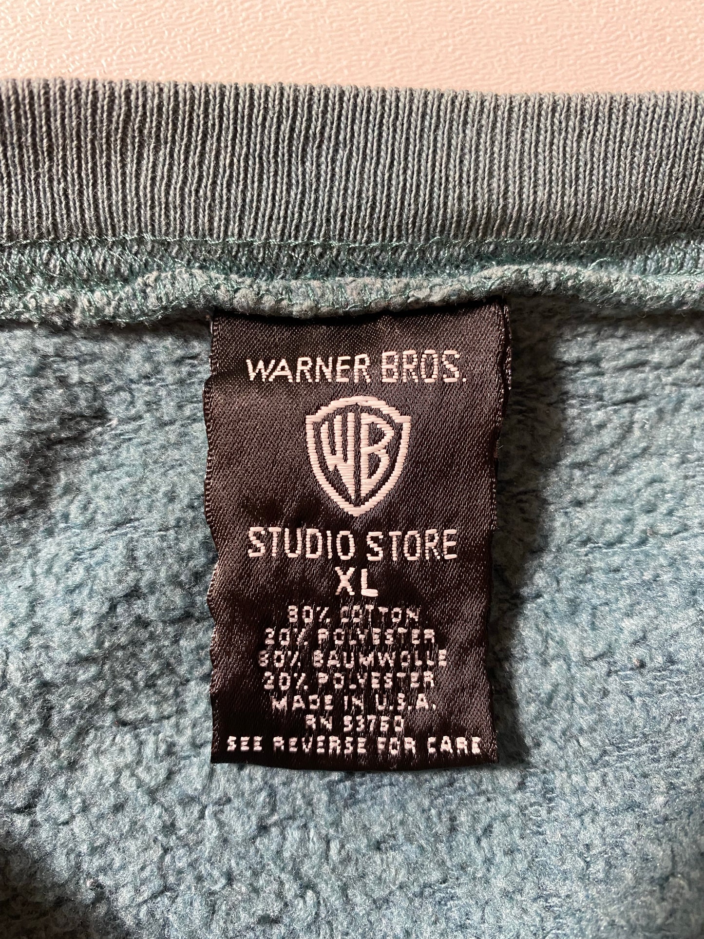 1995 LOONEY TUNES TAZ Made in USA Size L Vintage Sweat-shirt / K8431