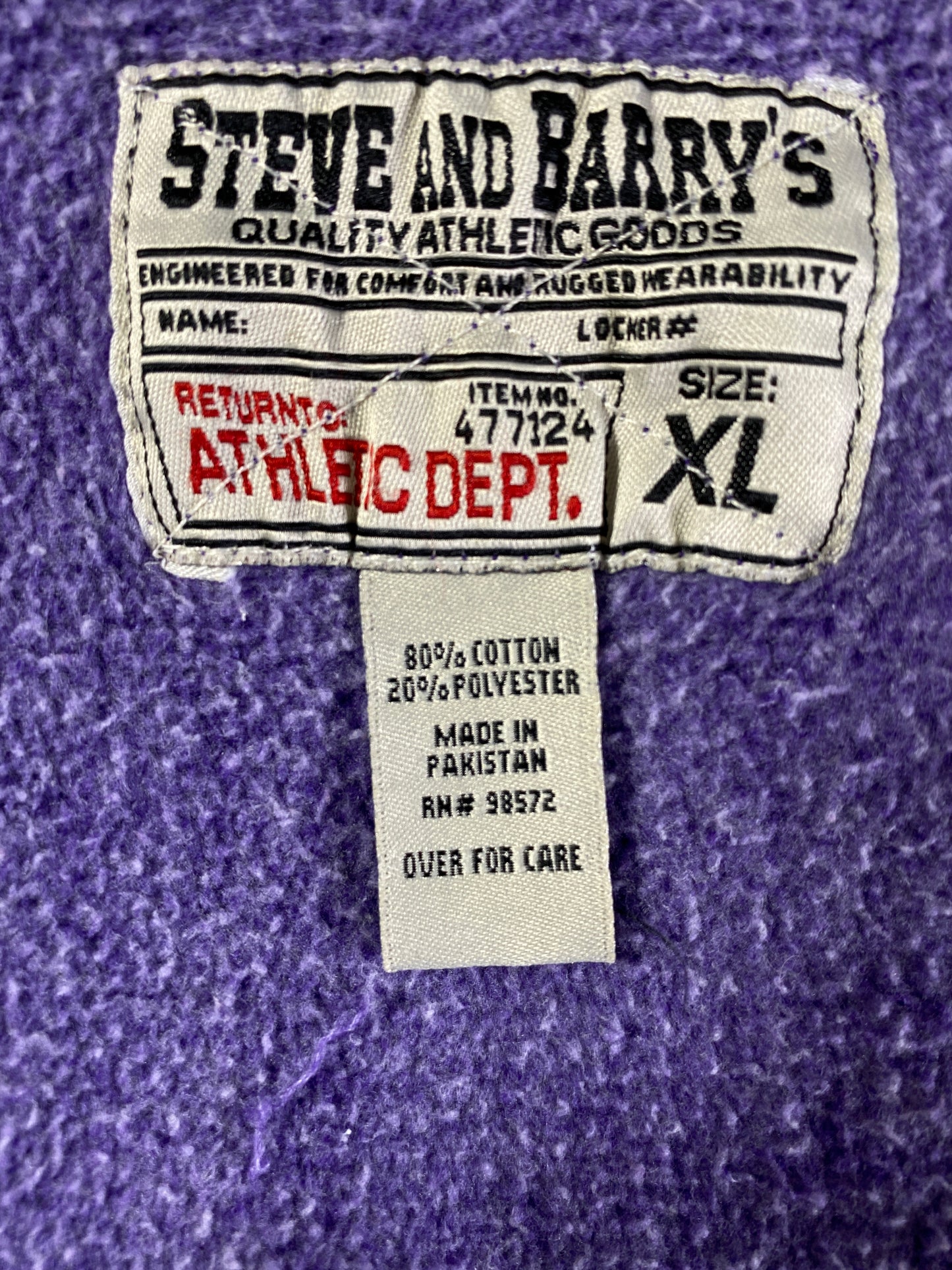 Vintage KANSAS STATE Size XL Vintage College hoodie Sweat-Shirt / A6278