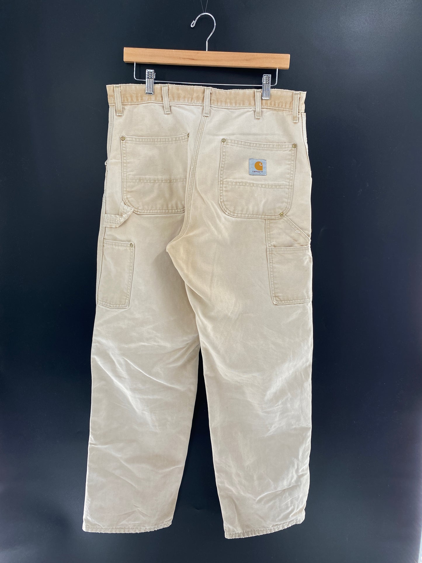 90’s CARHARTT Made in USA Size W34xL32 Double Knee Pants / A7563