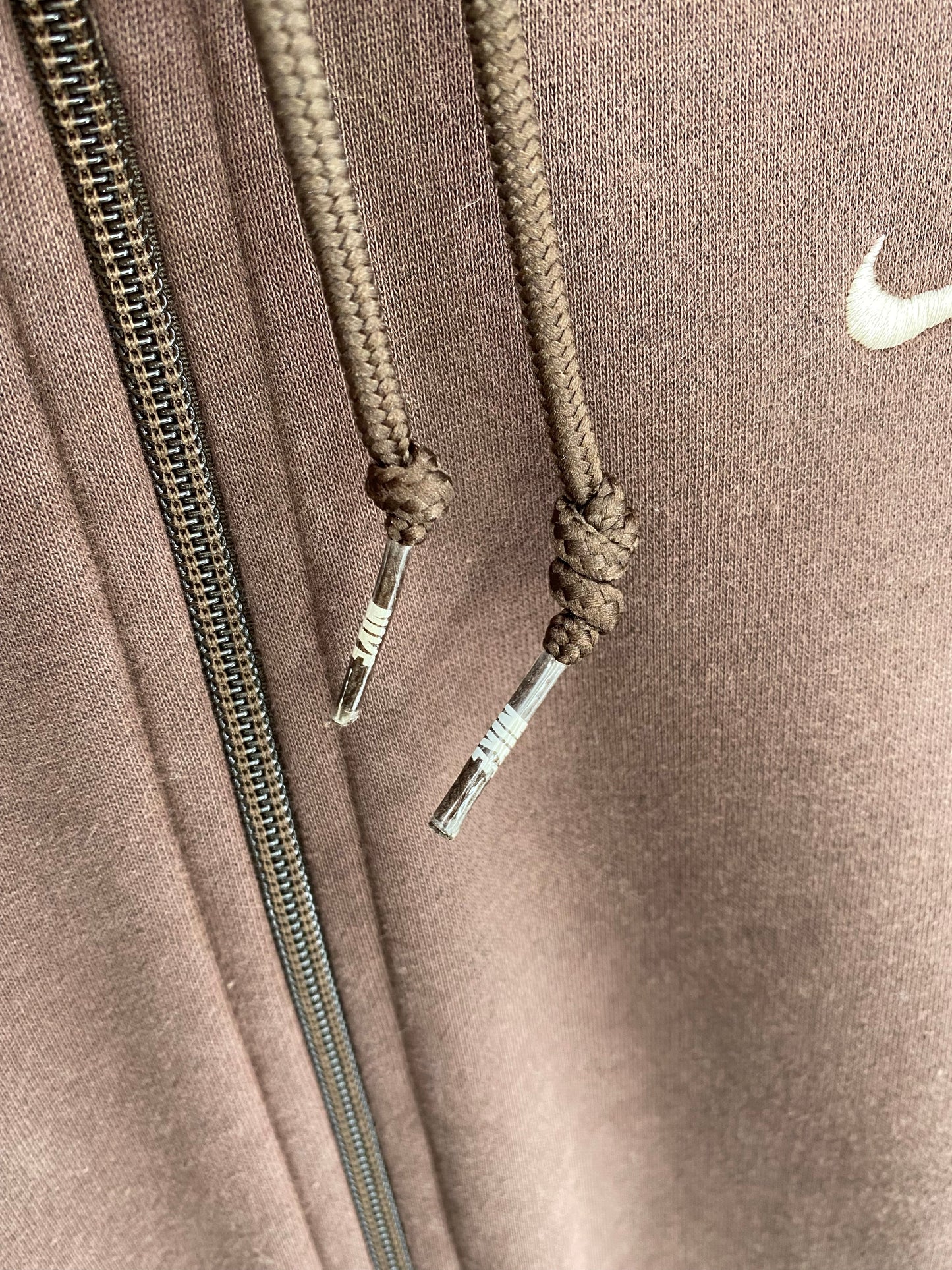 00’ NIKE MINI SWOOSH Size L Vintage Hoodie Zip-up Sweat-shirt/ K7940