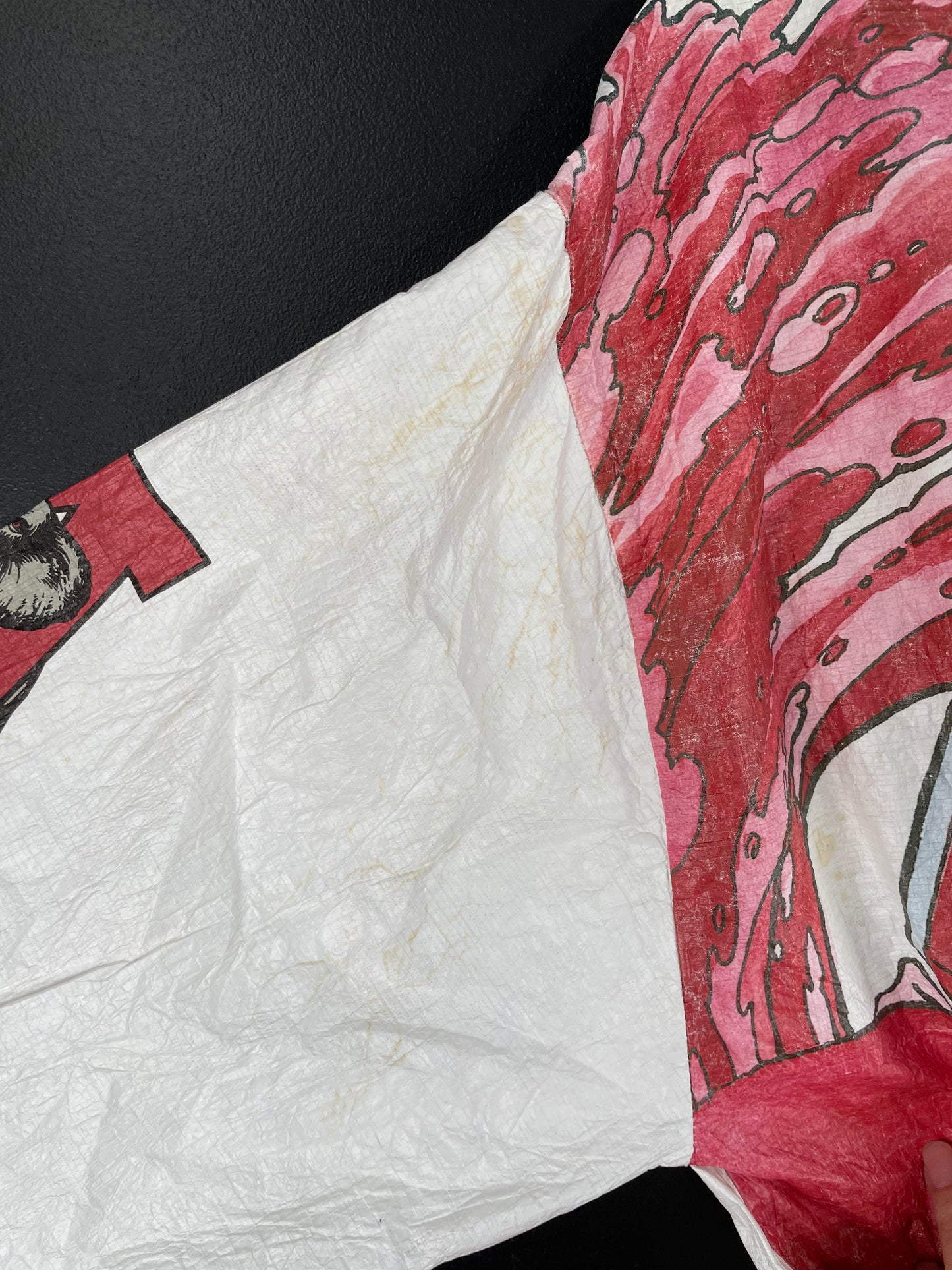 1993 SUGAR BOWL ALABAMA CRIMSON TIDE x MIAMI GURRICABES Size No Tag (Approx.M-L) College Paper Nylon Jacket / A2538