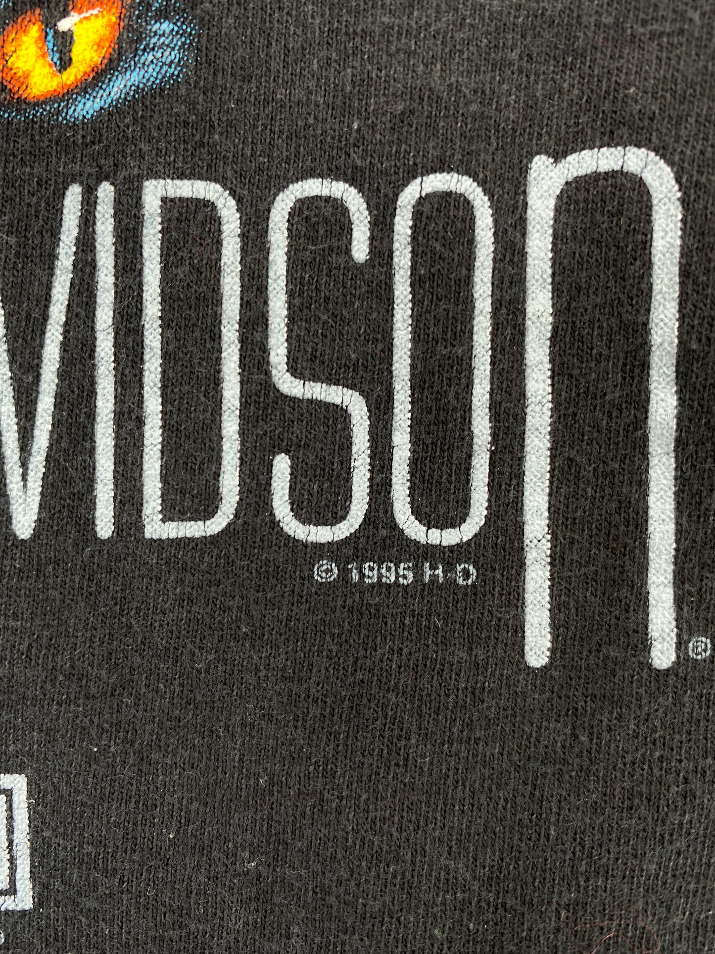 1995 HARLEY DAVIDSON Made in USA Size M Vintage T-Shirt / E2786T