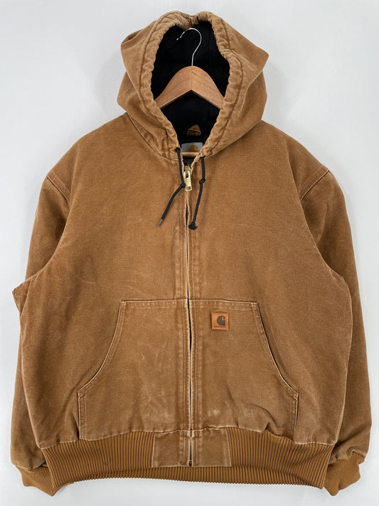 Vintage CARHARTT Size L Hoodie Duck Jacket / A8990