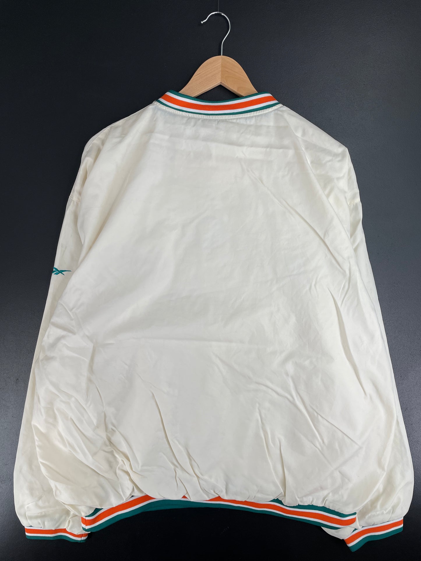 90’s Reebok x MIAMI DOLPHINS Size XL Vintage NFL Nylon Jacket / E3220N