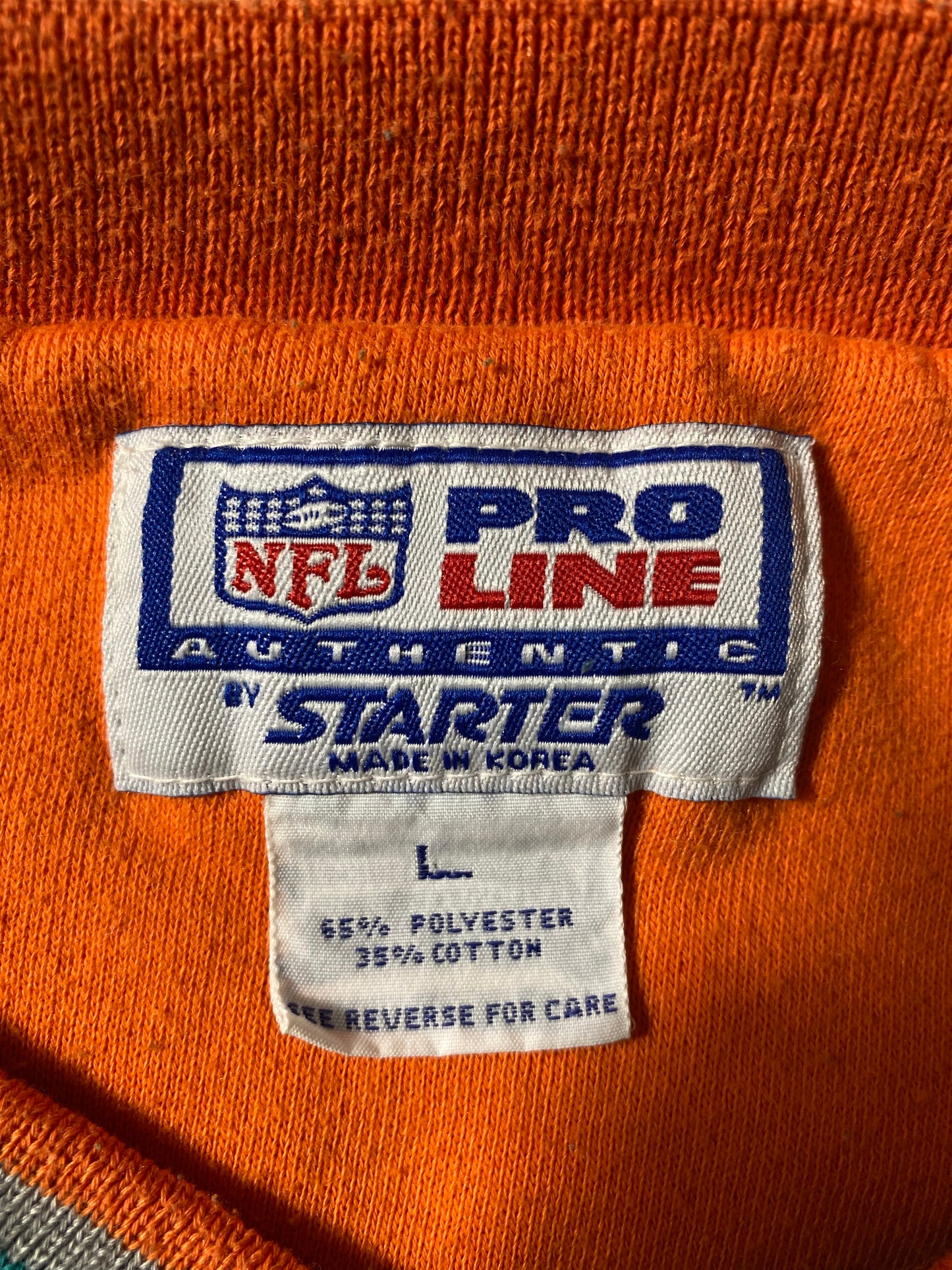 90’s STARTER x MIAMI DOLPHINS Size L NFL Sweat-Shirt/ K7685