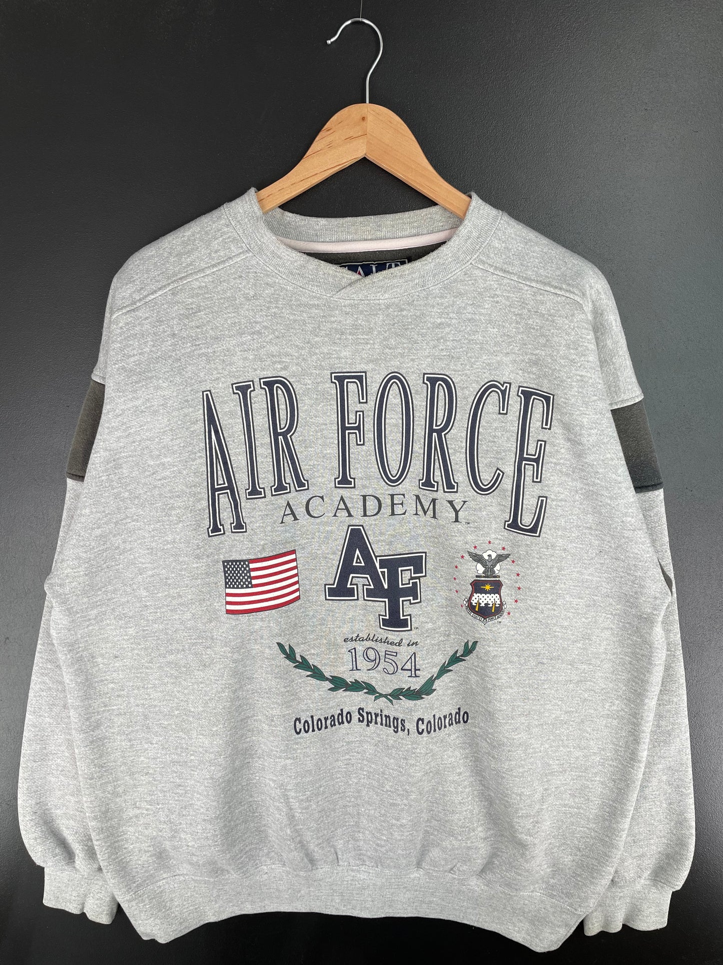 00' AIR FORCE ACADEMY Size XL Vintage College Sweat-shirt / A3263