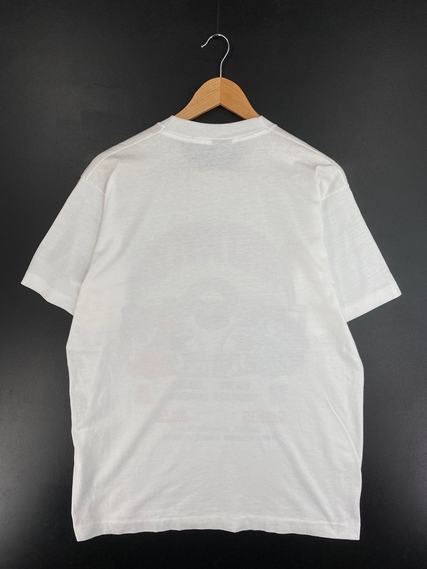 1991 SUPER BOWL XXV NEW YORK GIANTS x BUFFALO BILLS Made in USA Size XL Vintage NFL T-Shirt / E4542T