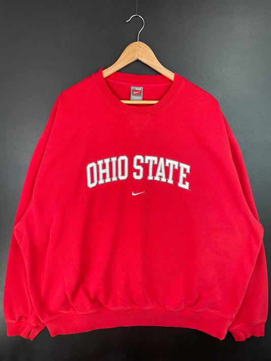 00' NIKE x OHIO STATE Size XXL Vintage College Sweat-shirt / A8777