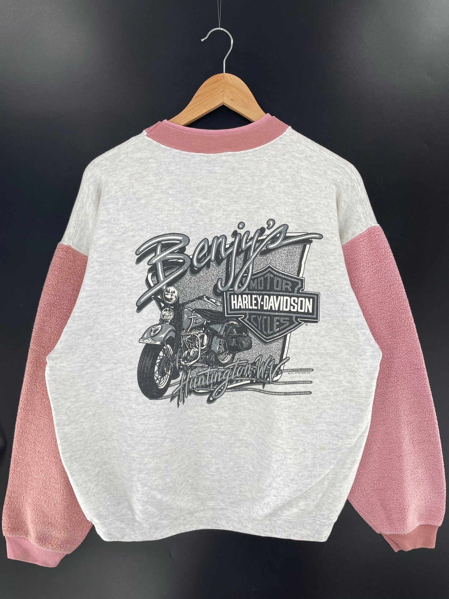 1995 HARLEY DAVIDSON Made in USA Size L Vintage Sweat-Shirt / K6320