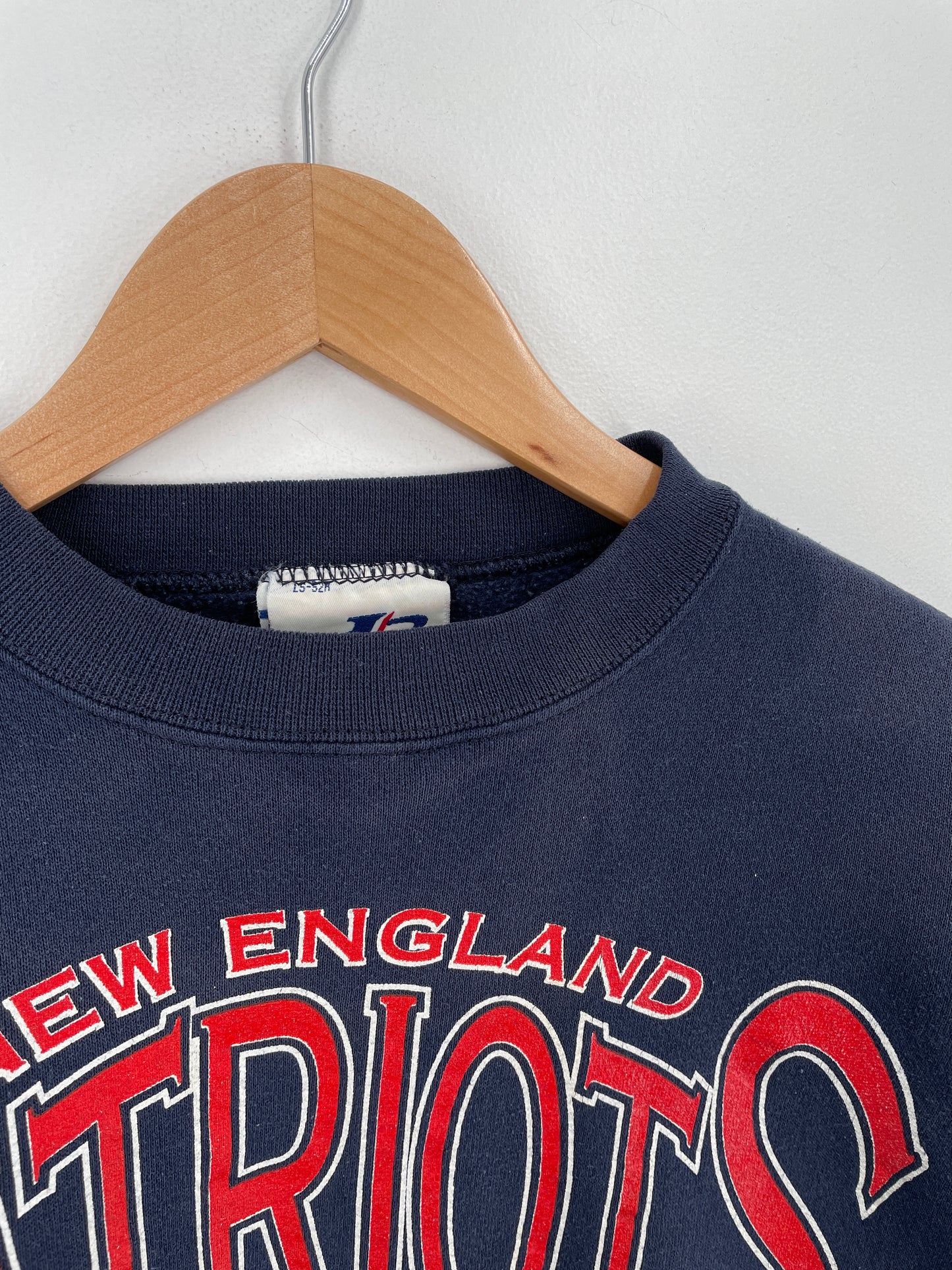 1996 NEW ENGLAND PATRIOTS Made in USA Size XL Vintage NFL Sweat-Shirt / E3478S